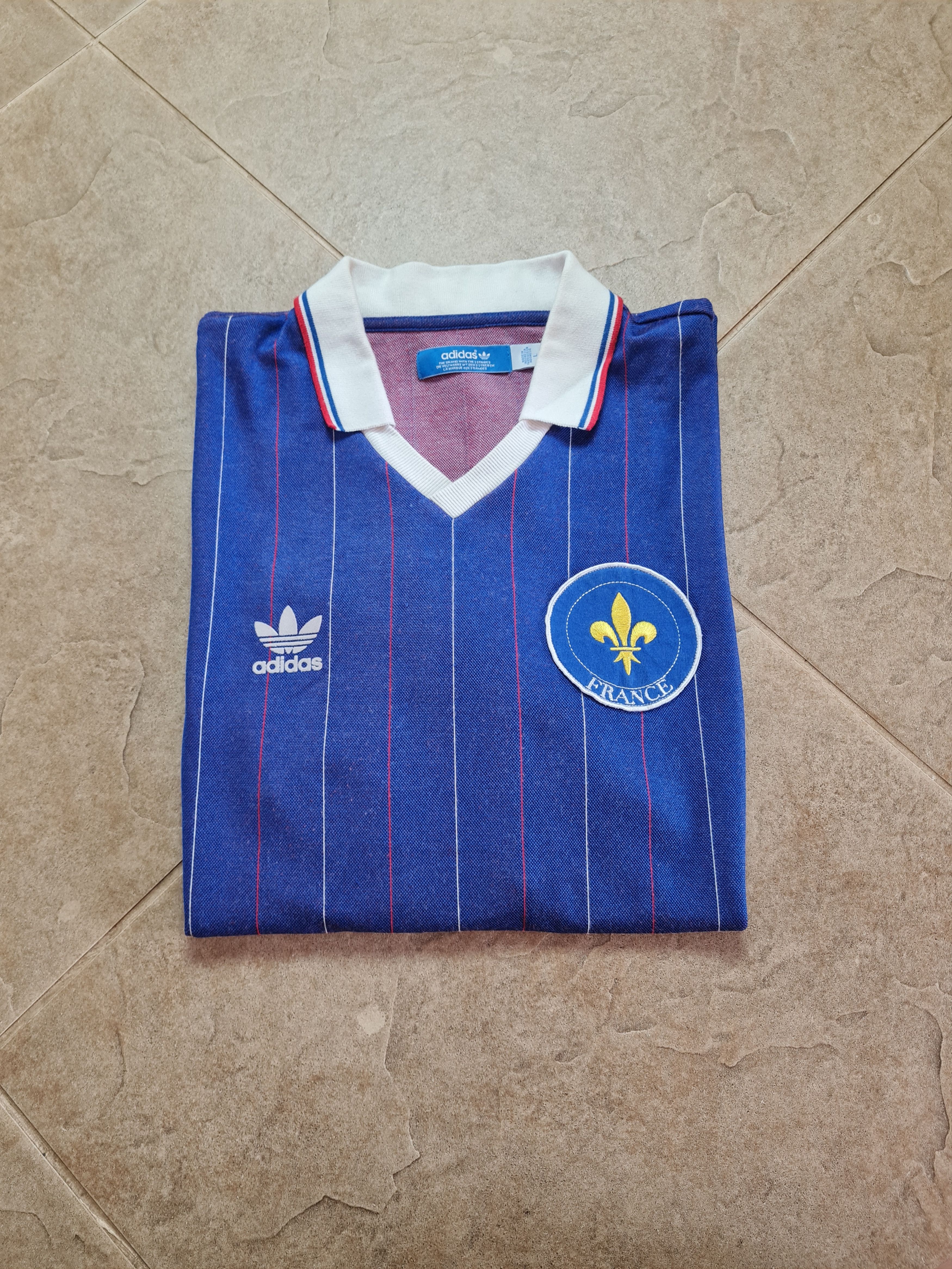 Adidas Vintage Retro Soccer Jersey France Football Shirt Adidas #10 Size US L / EU 52-54 / 3 - 17 Thumbnail