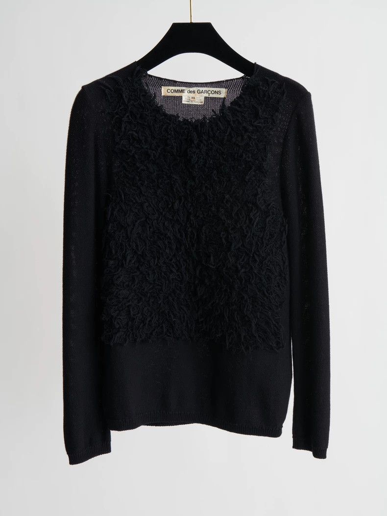 Other Comme Des Garcons Round neck black knitted long sleeve Size XS / US 0-2 / IT 36-38 - 6 Thumbnail