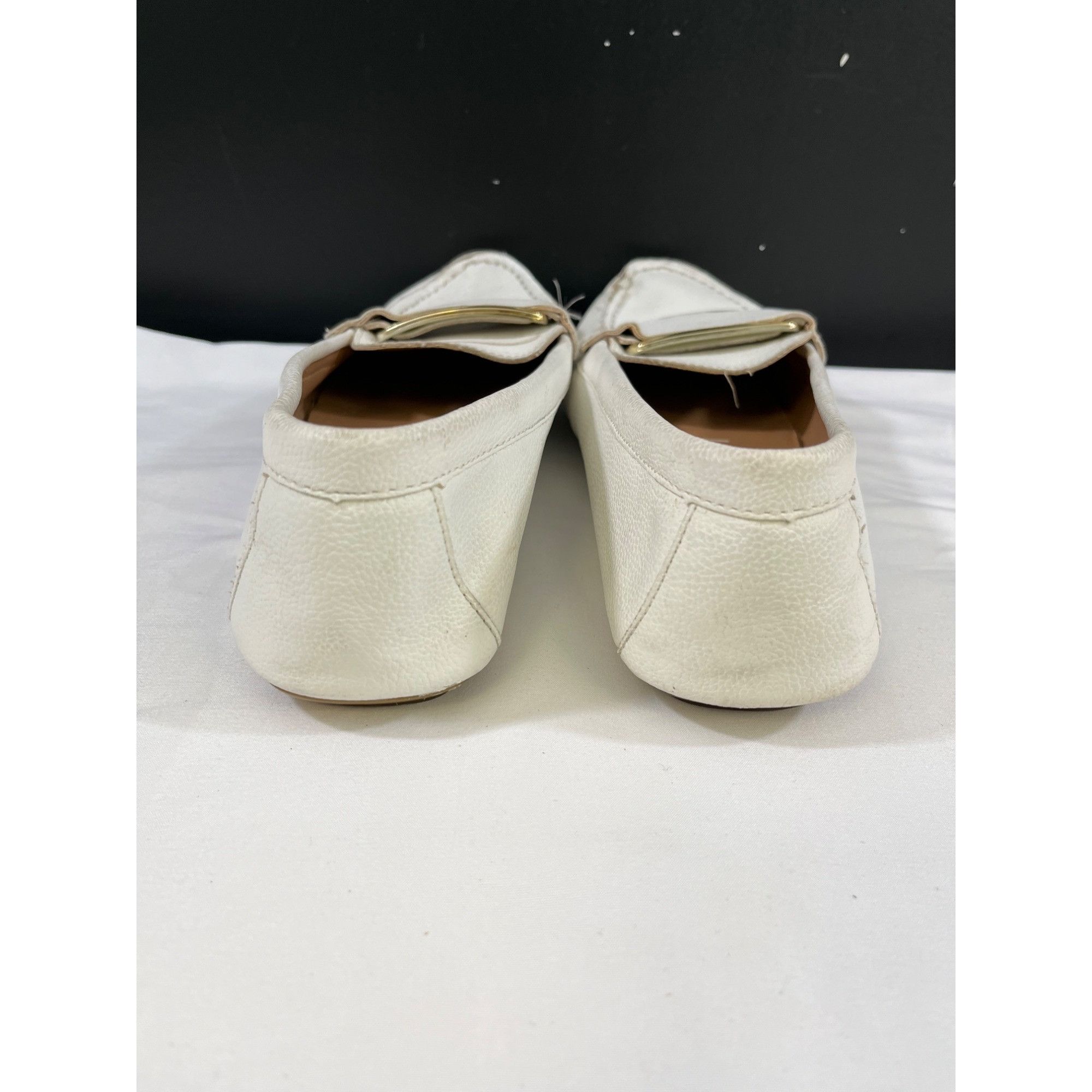 Calvin Klein Calvin Klein Leonie Womens White Loafers Size 9 SKU 6764 Size US 9 / IT 39 - 4 Thumbnail