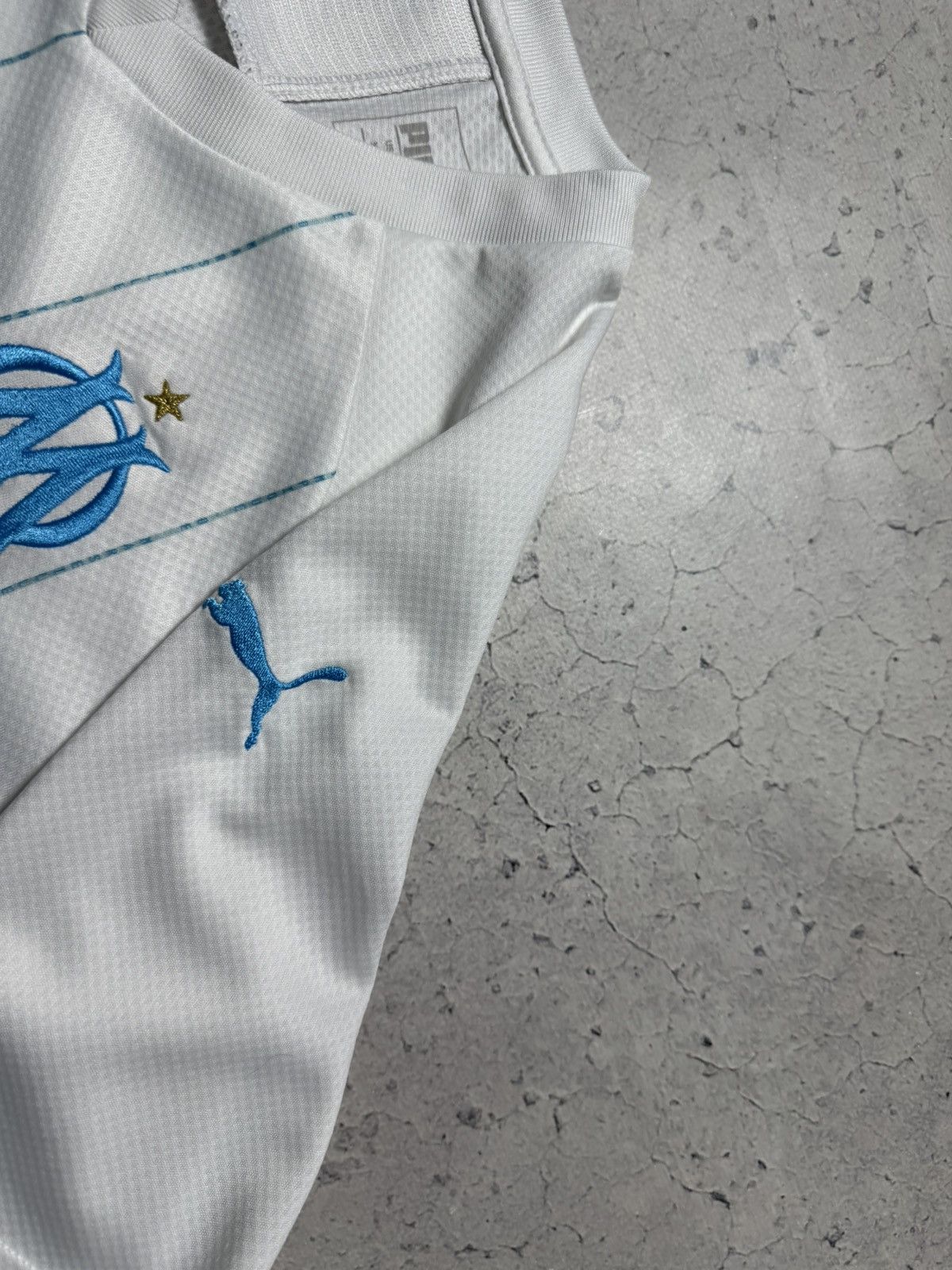 Puma Puma FC Olympique de Marseille 2019/2020 Soccer Jersey Size US XS / EU 42 / 0 - 7 Thumbnail