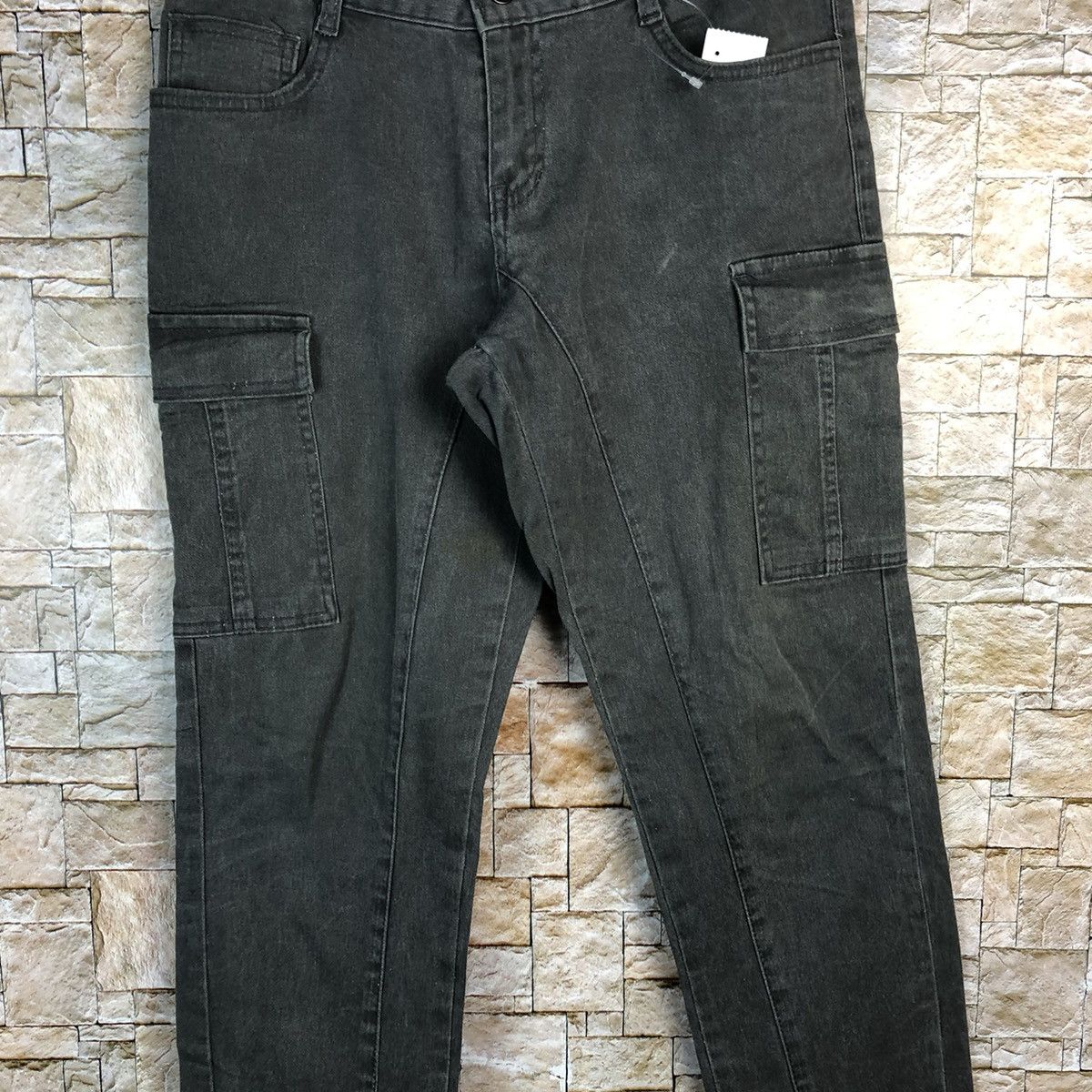 Japanese Brand Studio Deep Brown Cargo Multipocket Pants #A628 Size US 29 - 6 Thumbnail