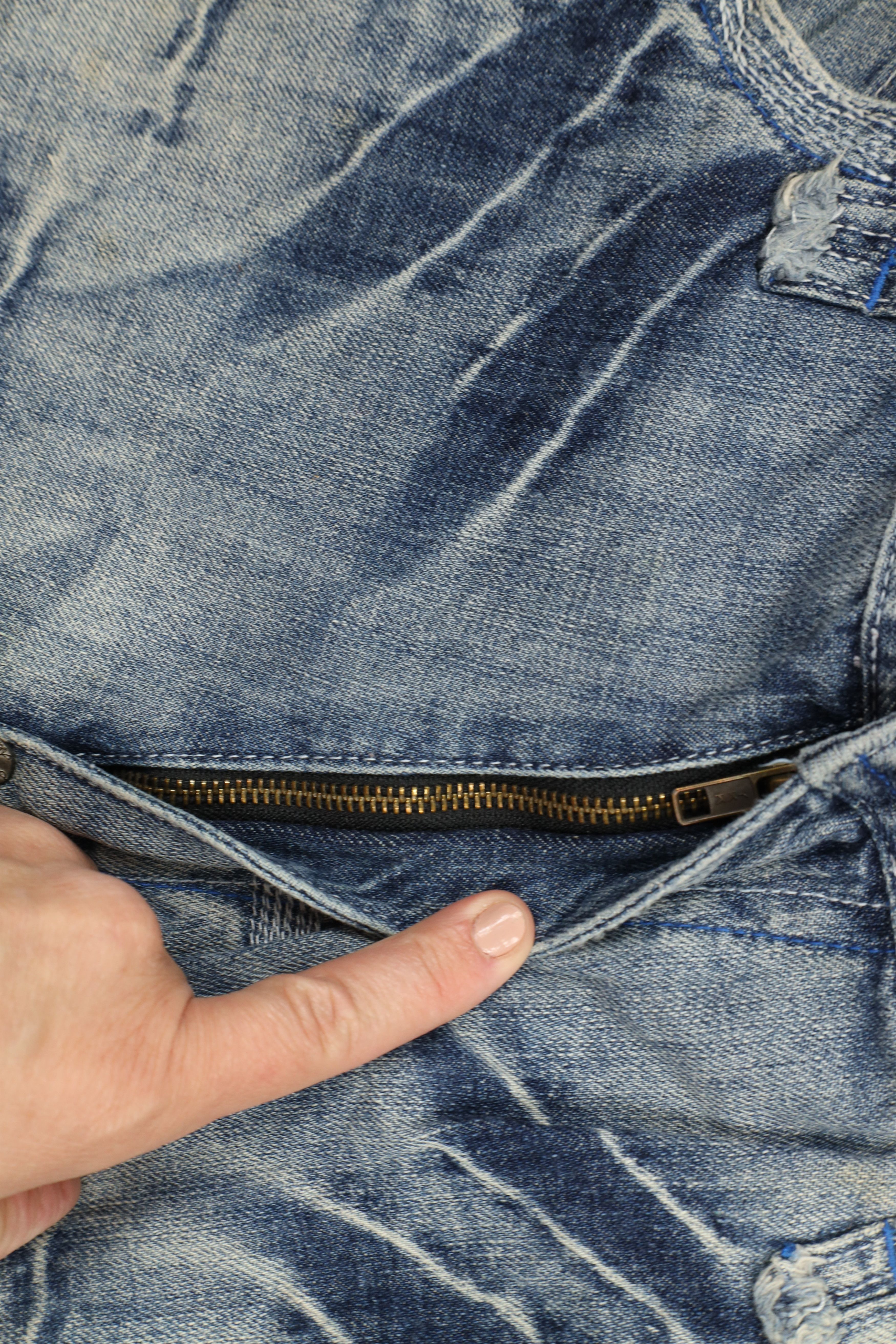 Vintage Vintage Y2K Streetwear Baggy Fit Wide Leg Denim Jeans Blue Size US 40 / EU 56 - 8 Thumbnail