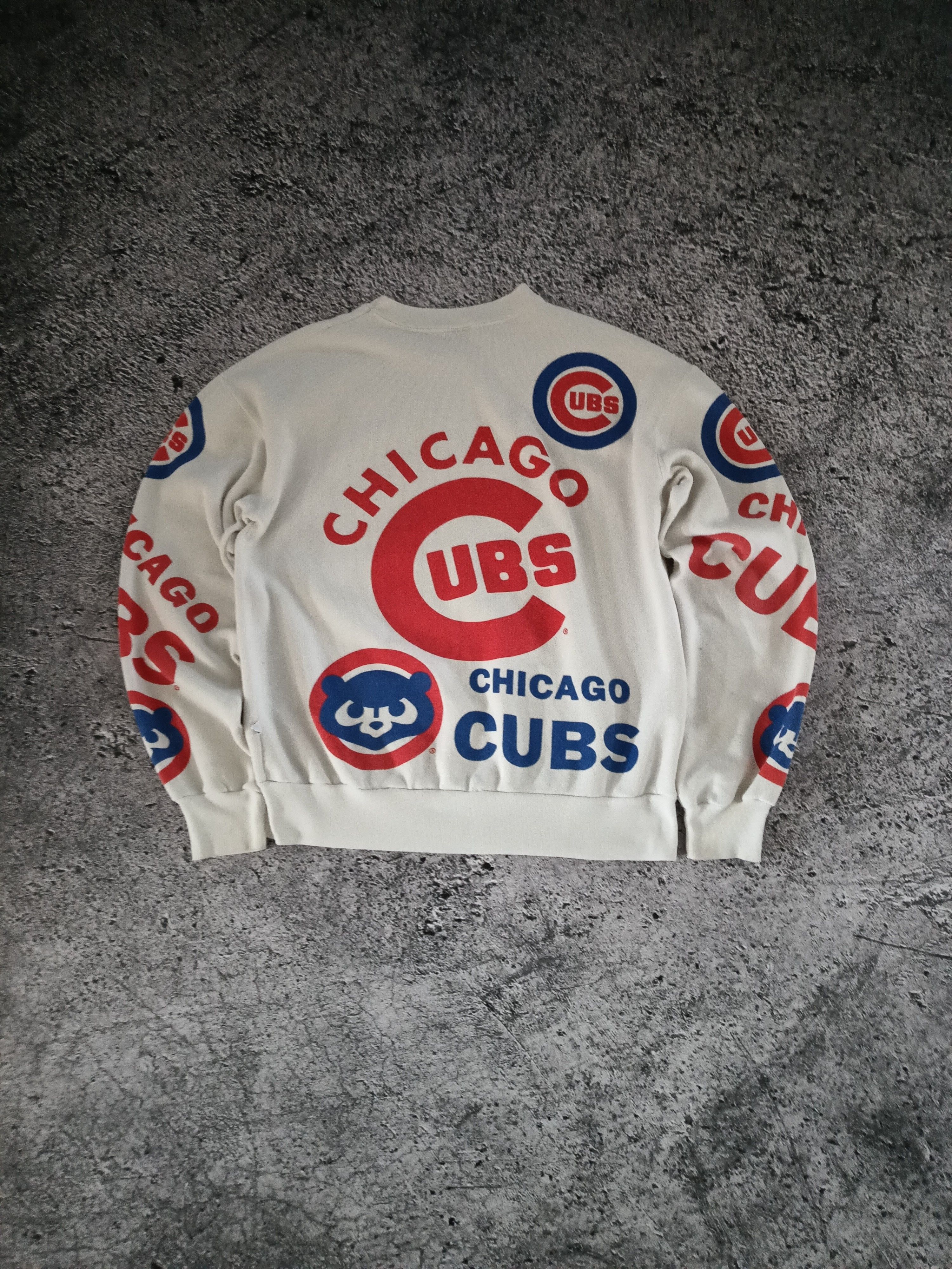 MLB × Vintage Vintage 90s Chicago cubs all over print crewneck Size US S / EU 44-46 / 1 - 6 Thumbnail