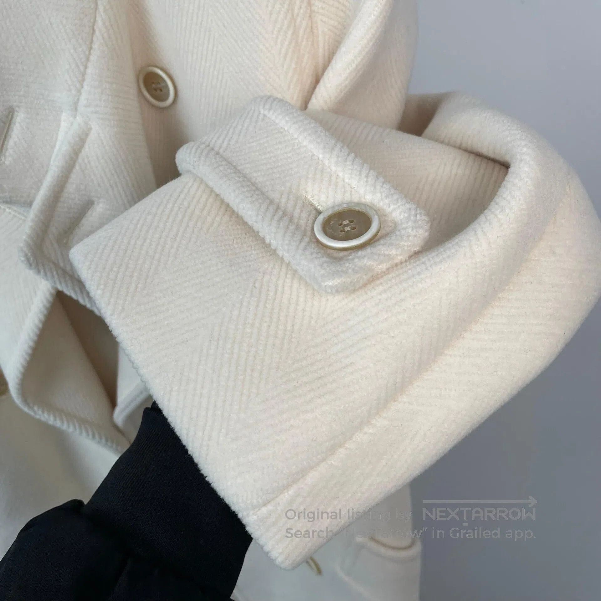 Saint Laurent Paris Saint Laurent Paris Beige oversized double-breasted long w Size XS / US 0-2 / IT 36-38 - 9 Thumbnail