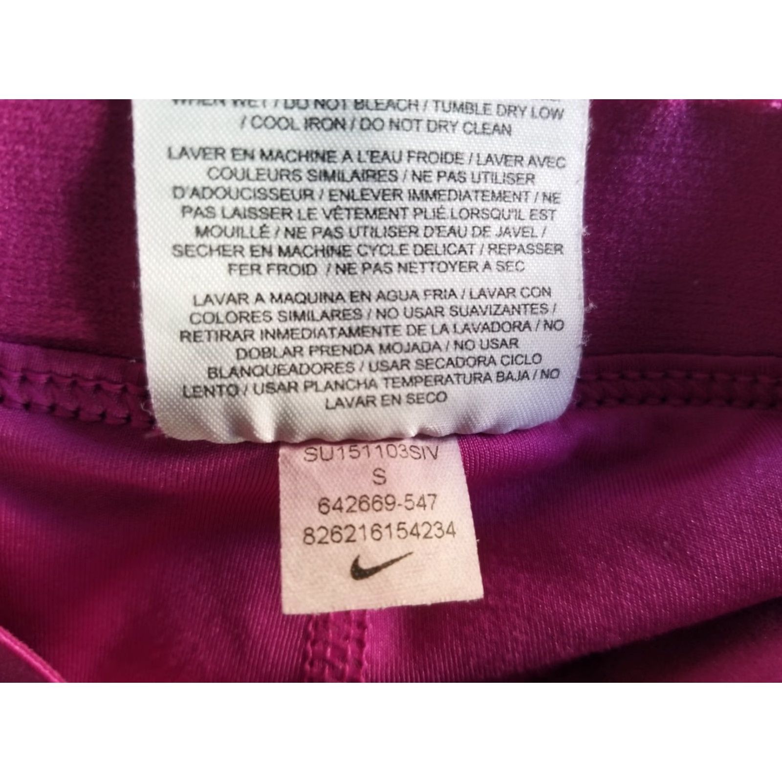 Nike Nike Dri-Fit Women's Running Shorts Size Small Purple Lined Size 28" / US 6 / IT 42 - 6 Thumbnail