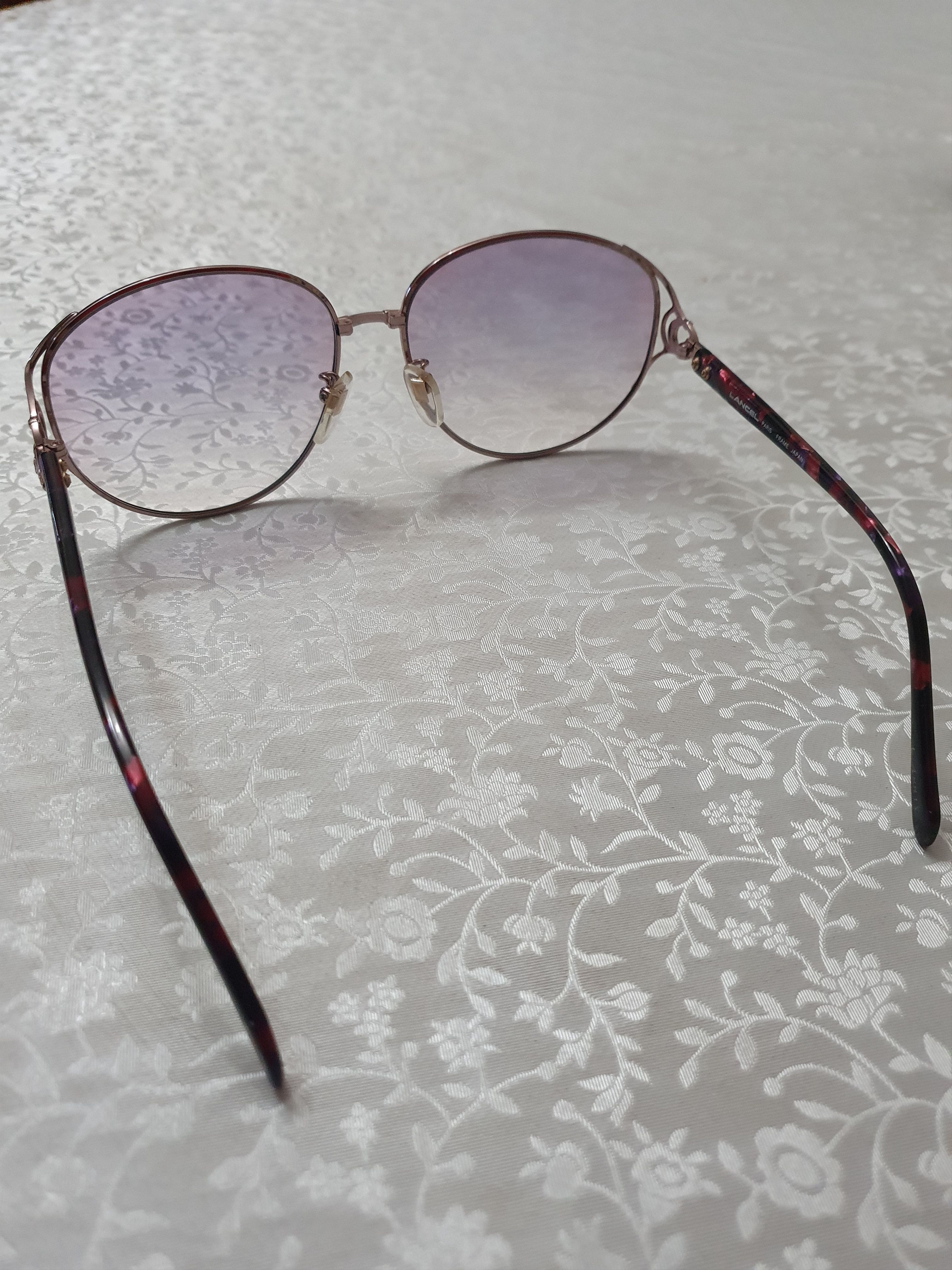 Lancel Lancel Paris Vintage Pink/Purple Fade Y2k Luxury Sunglasses Size ONE SIZE - 7 Thumbnail