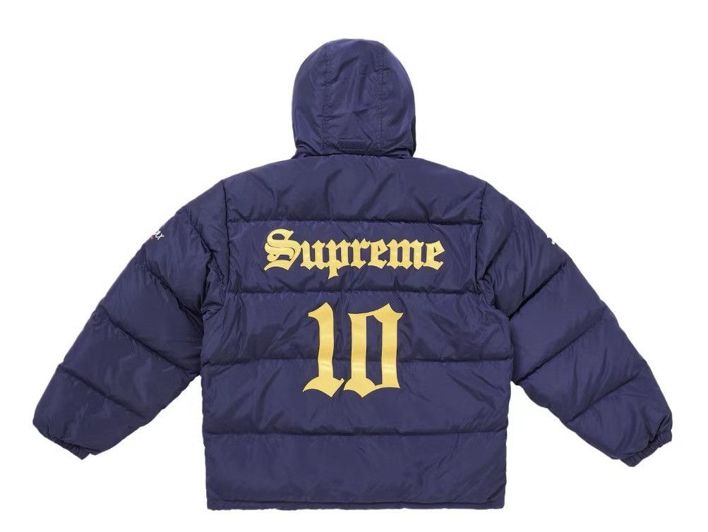Supreme × Umbro Size Large Supreme Umbro Down Puffer Jacket Navy Size US L / EU 52-54 / 3 - 4 Thumbnail