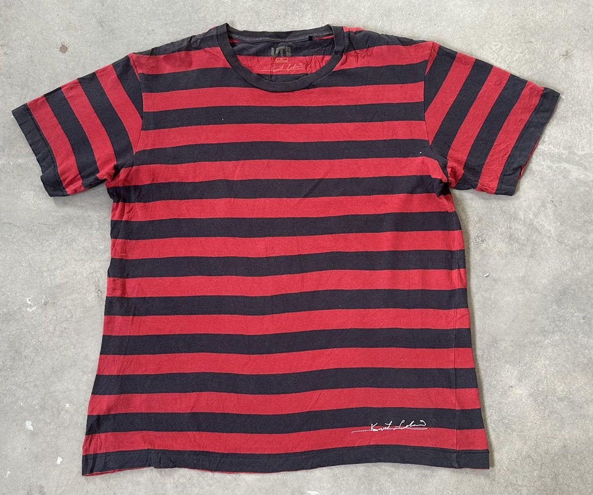 Band Tees UNIQLO X KURT COBAIN STRIPES TEE Size US L / EU 52-54 / 3 - 2 Thumbnail