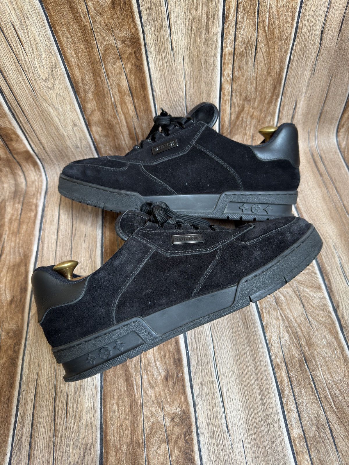 Louis Vuitton Suede lv trainers Size US 10 / EU 43 - 6 Thumbnail