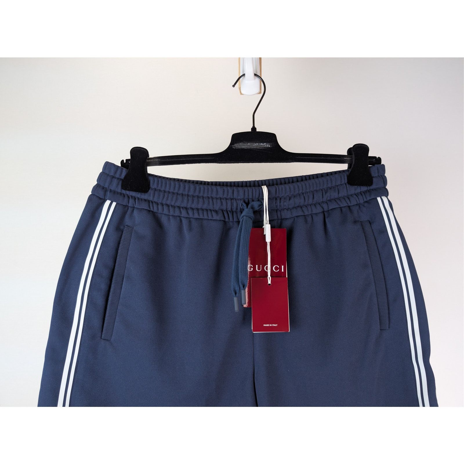 Gucci o1rshd1 Technical Jersey Shorts in Navy Blue / White Stripes Size US 34 / EU 50 - 3 Thumbnail