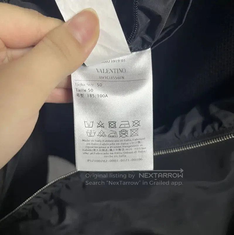 Valentino Valentino Black Nylon Hooded Jacket Size XL . Size US XL / EU 56 / 4 - 4 Thumbnail
