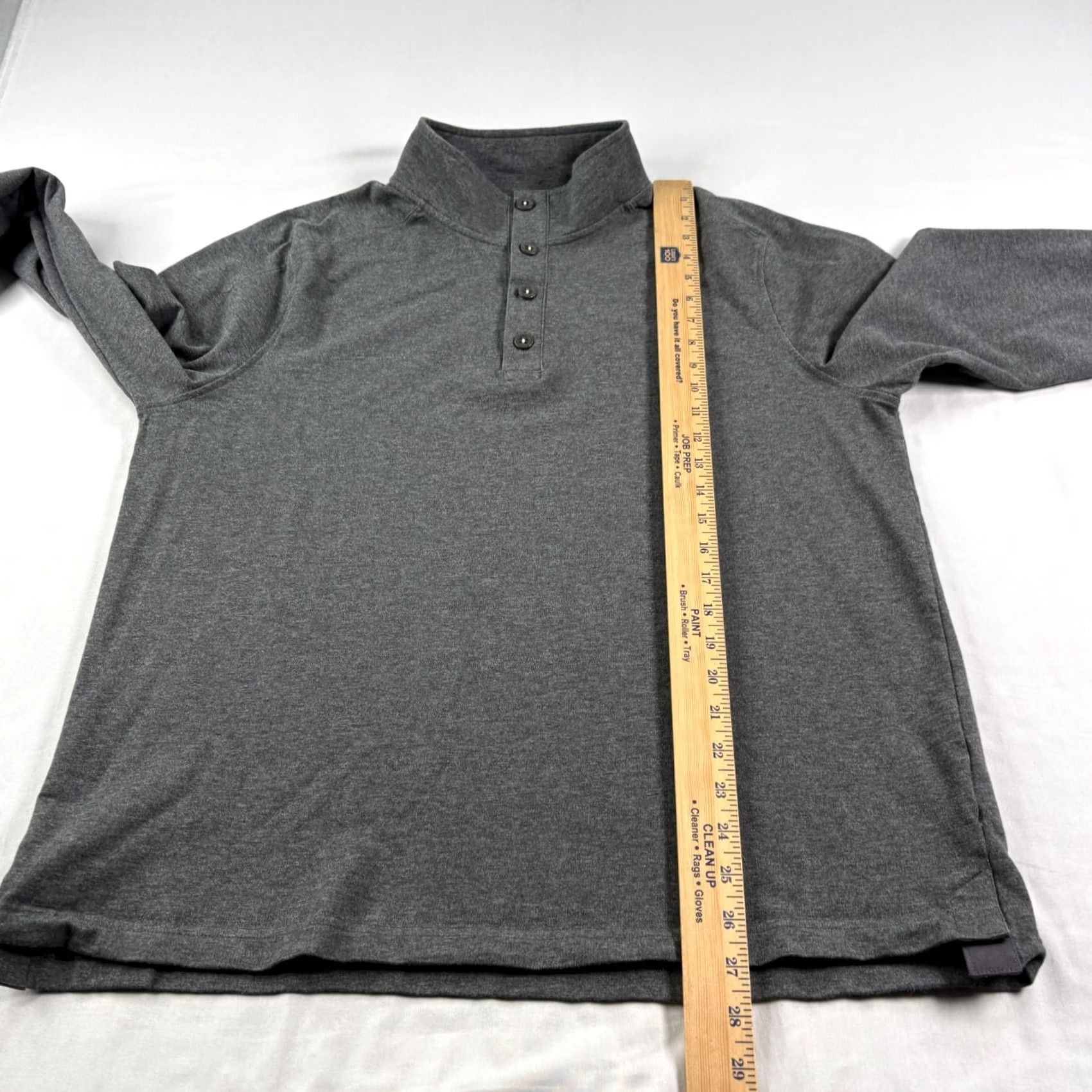 Rhone Rhone Sweater Mens Large Gray Wool Blend Pullover Casual Stretch Size US L / EU 52-54 / 3 - 5 Thumbnail