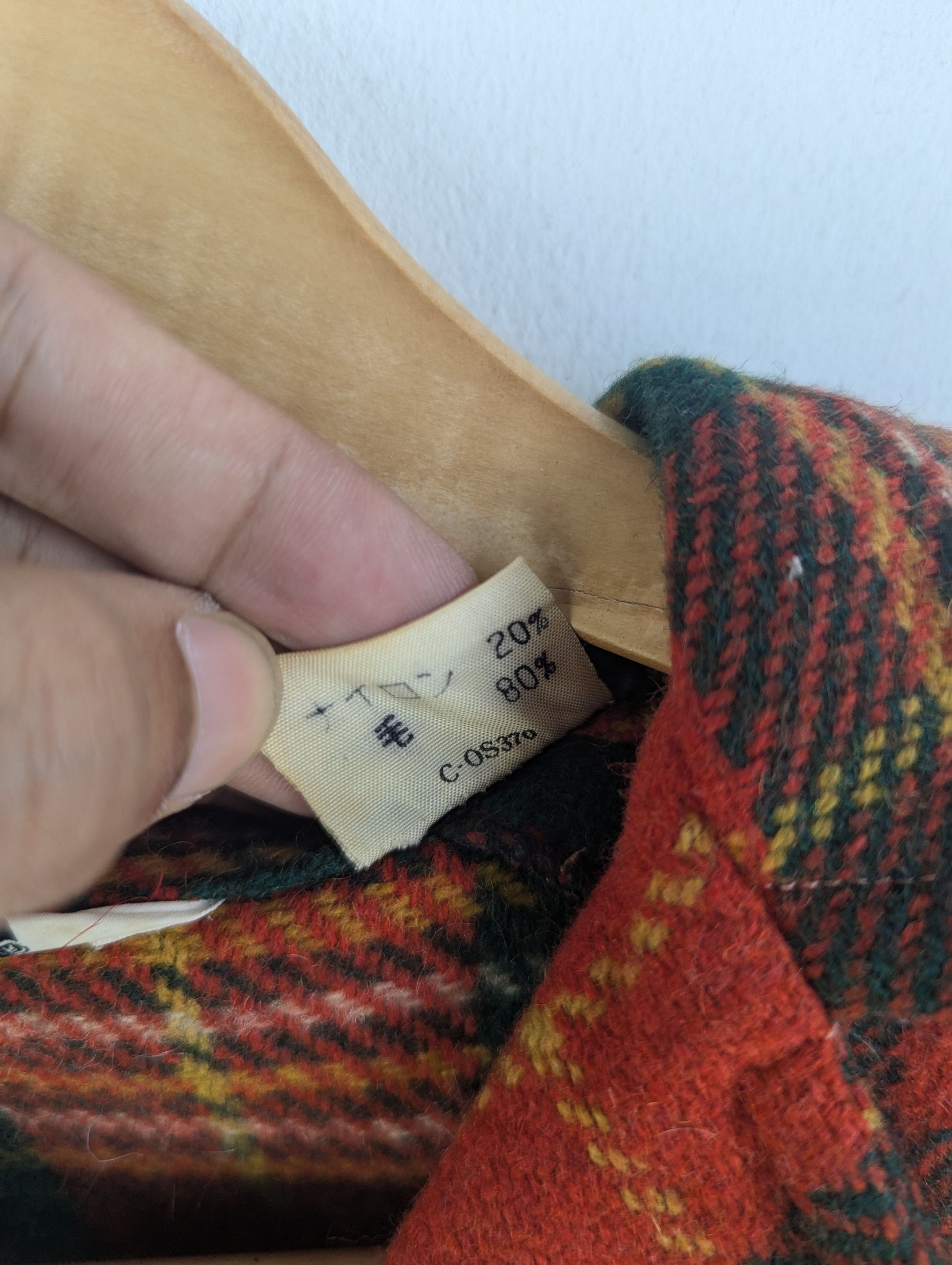 Flannel × Vintage Vintage Wool Shirt Button Up Checkered Scotland Pattern Size M / US 6-8 / IT 42-44 - 9 Thumbnail