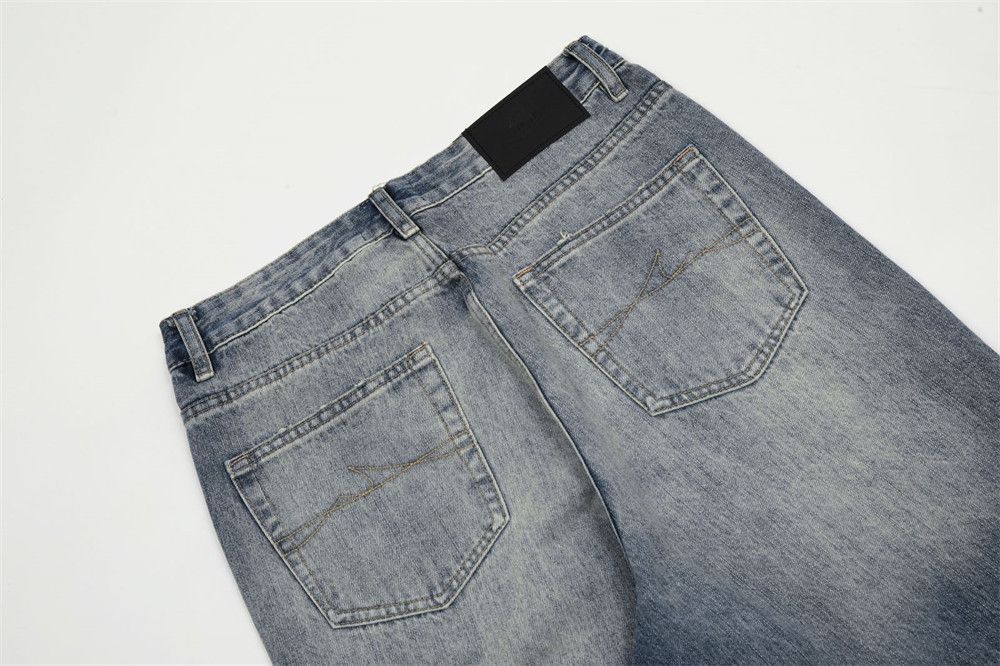 Japanese Brand × Jean Men's hippie distressed loose washed ripped bootcut jeans Size US 34 / EU 50 - 5 Thumbnail