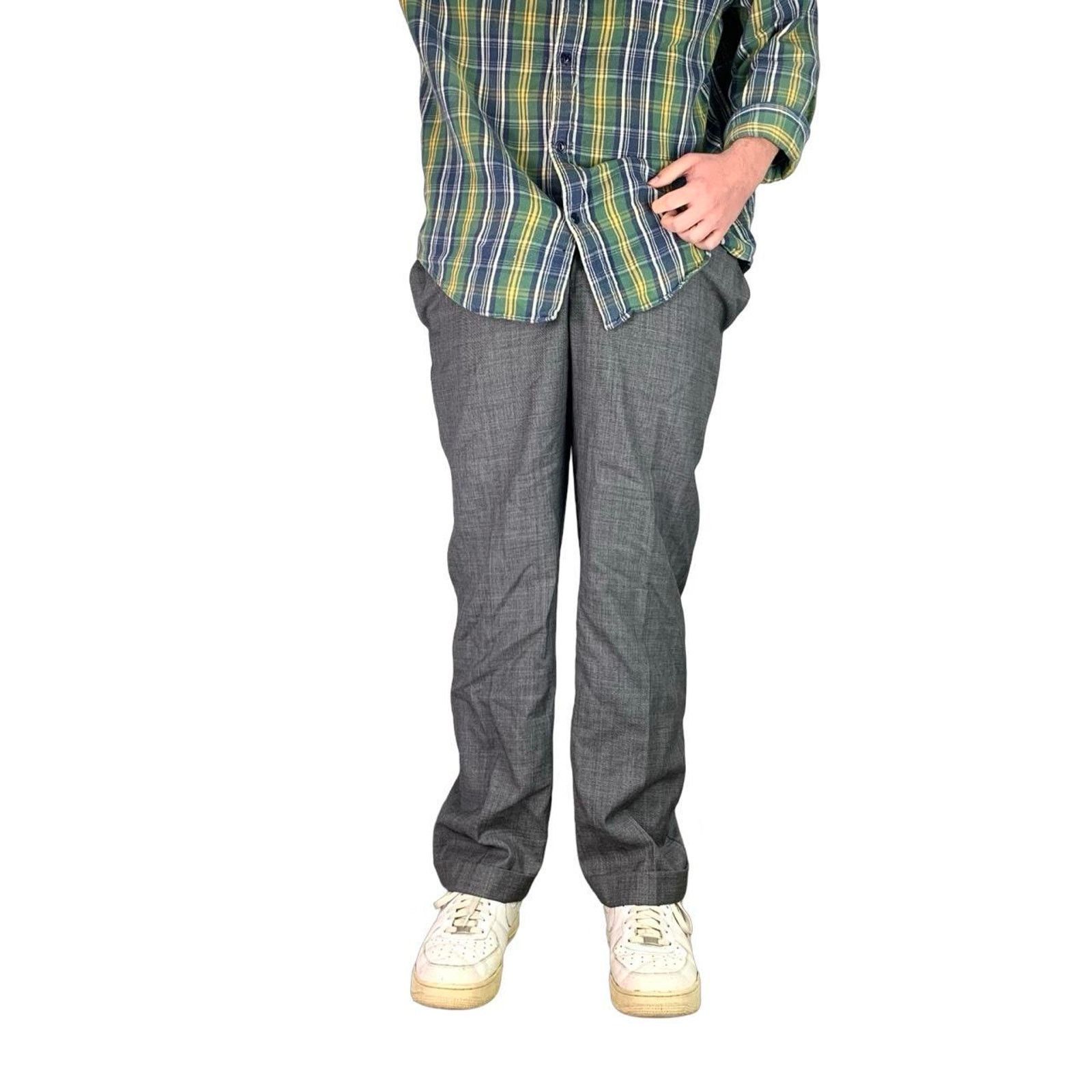 Chaps × Vintage Vintage grey dress pants Size US 33 - 1 Thumbnail
