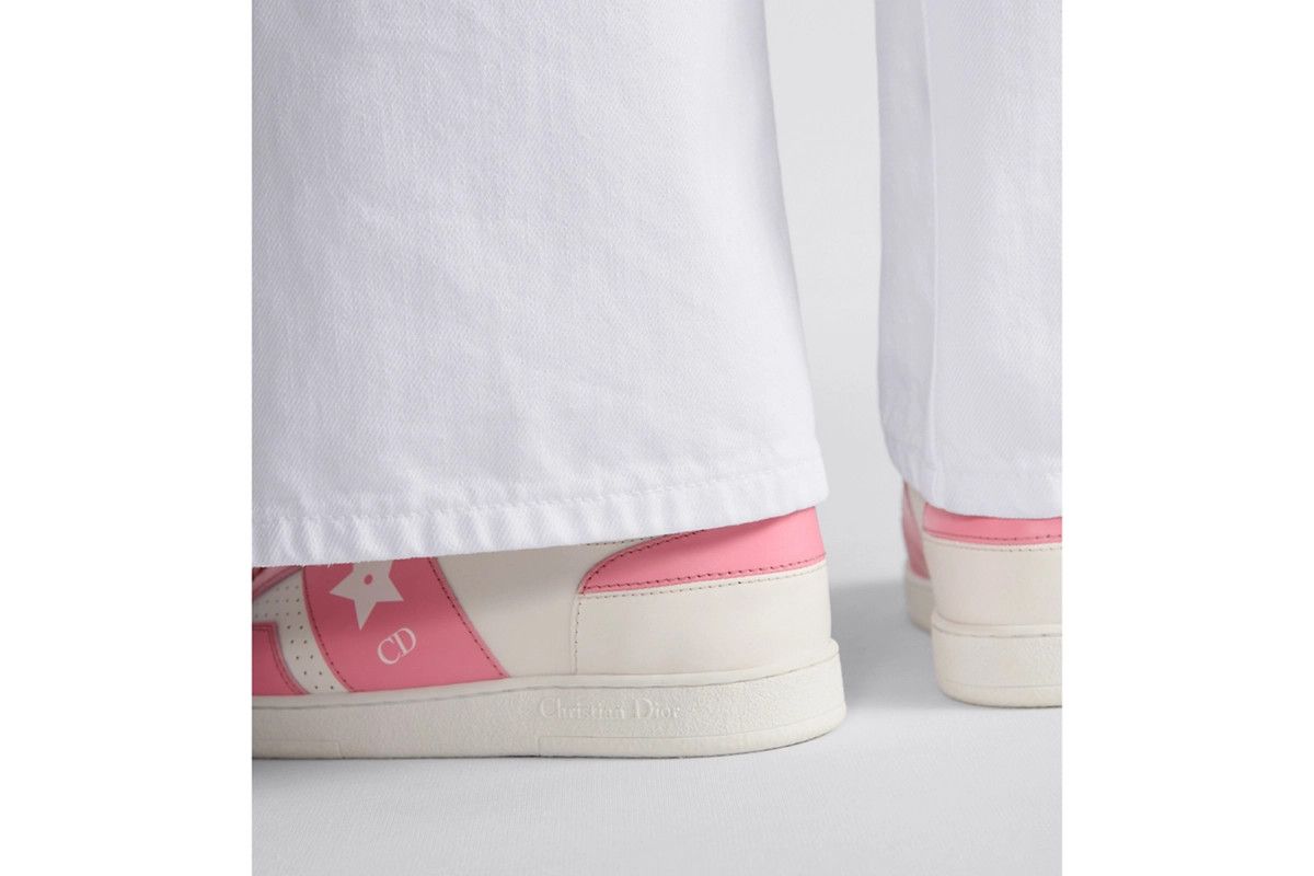 Dior o1bcso1str0226 Dior Star Sneaker in White/Candy Pink Size US 10 / IT 40 - 8 Thumbnail