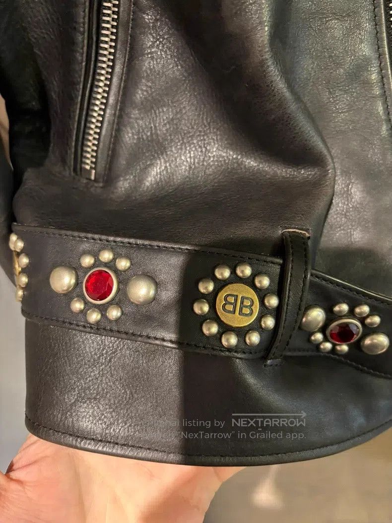 Balenciaga Balenciaga Leather Jacket Size US S / EU 44-46 / 1 - 6 Thumbnail