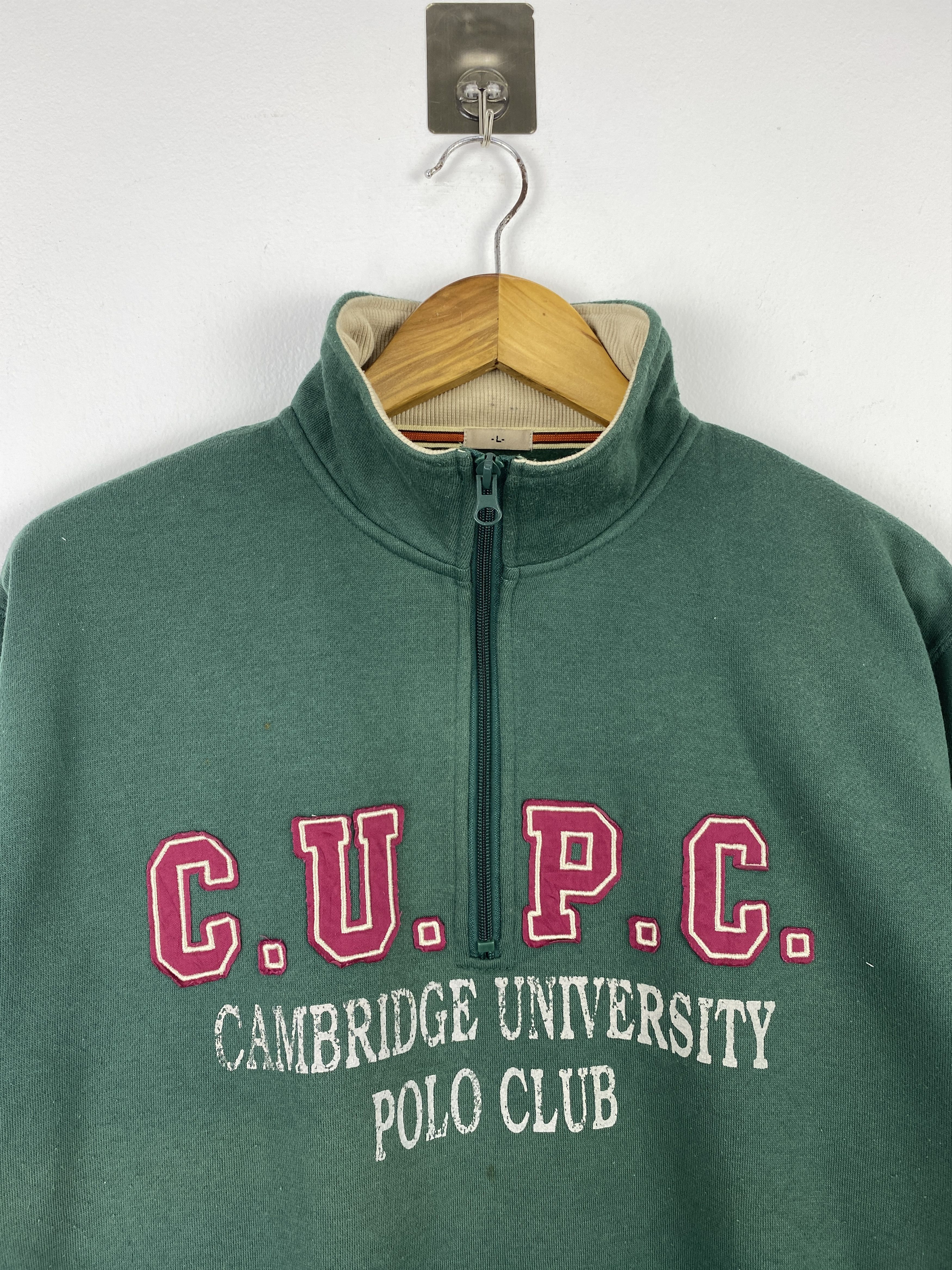 Vintage Vintage C.U.P.C. Cambridge Half Zip Sweater BP0063 Size US L / EU 52-54 / 3 - 2 Thumbnail