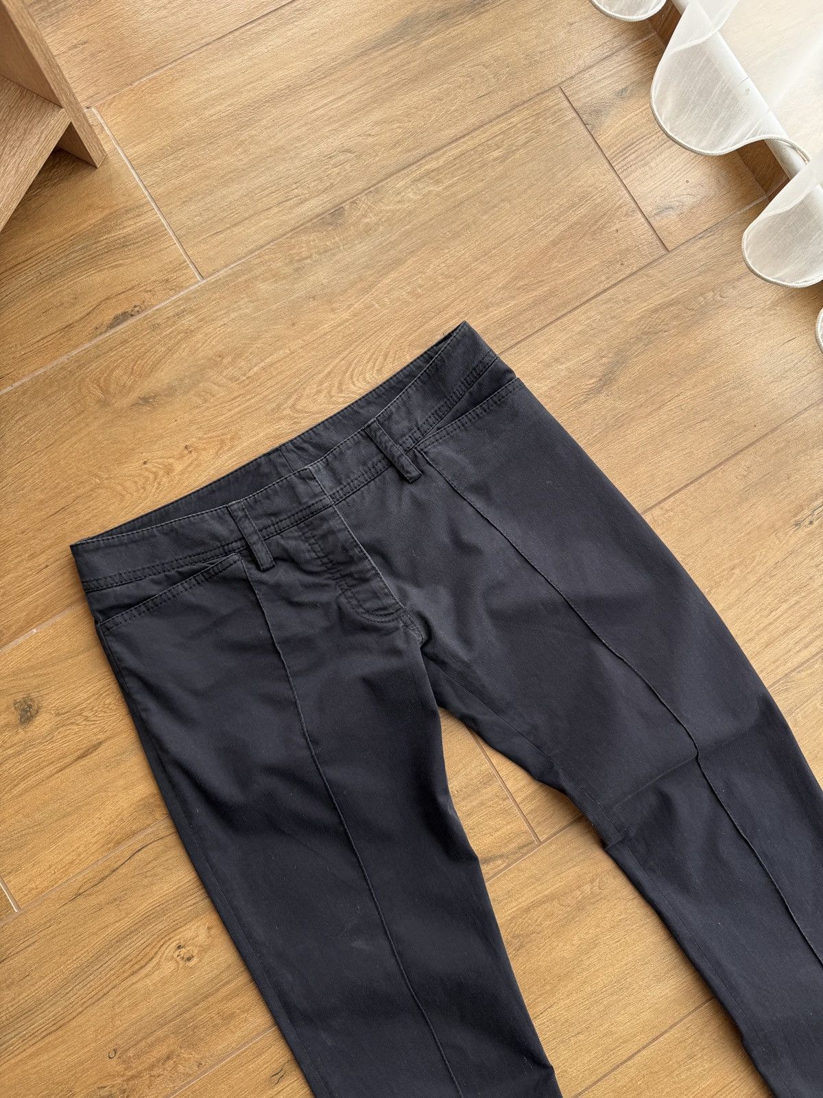 Missoni × Vintage Vintage Missoni Skinny W' Navy Formal Pants Size 26" / US 2 / IT 38 - 3 Thumbnail
