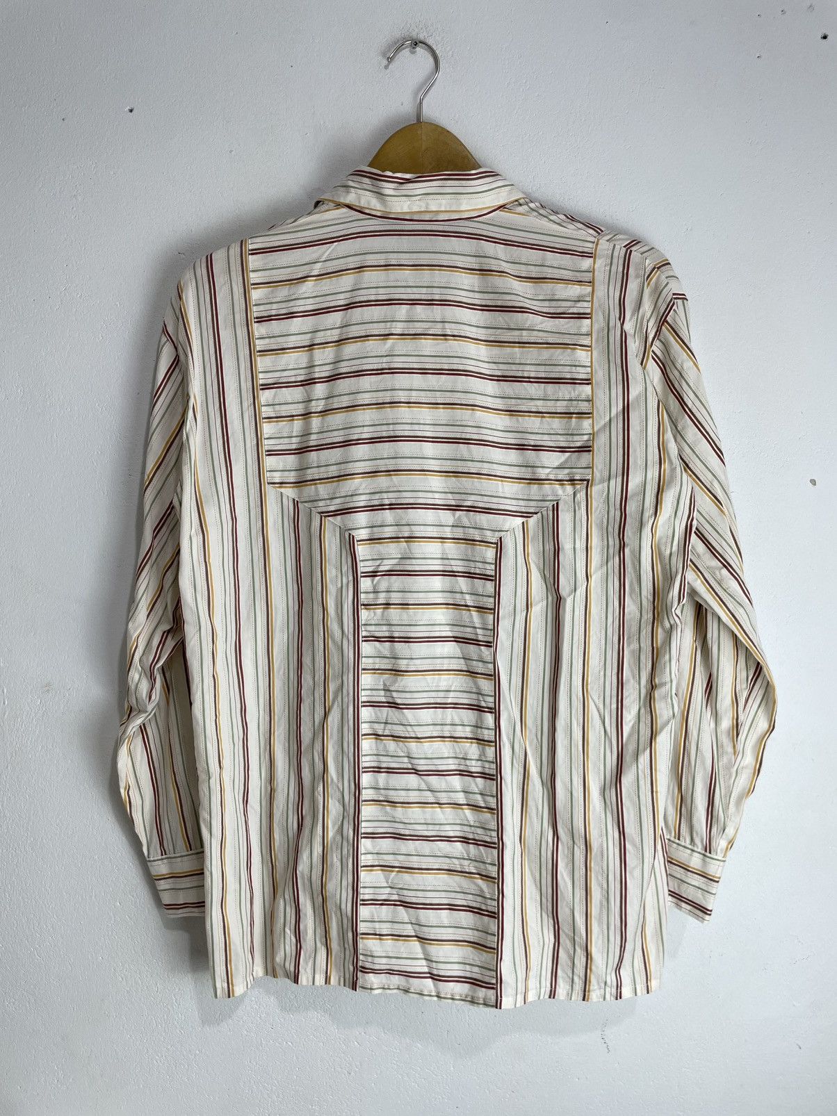 Yohji Yamamoto Kansai parfum Classic Multicolor Stripe Shirt Size US M / EU 48-50 / 2 - 4 Thumbnail