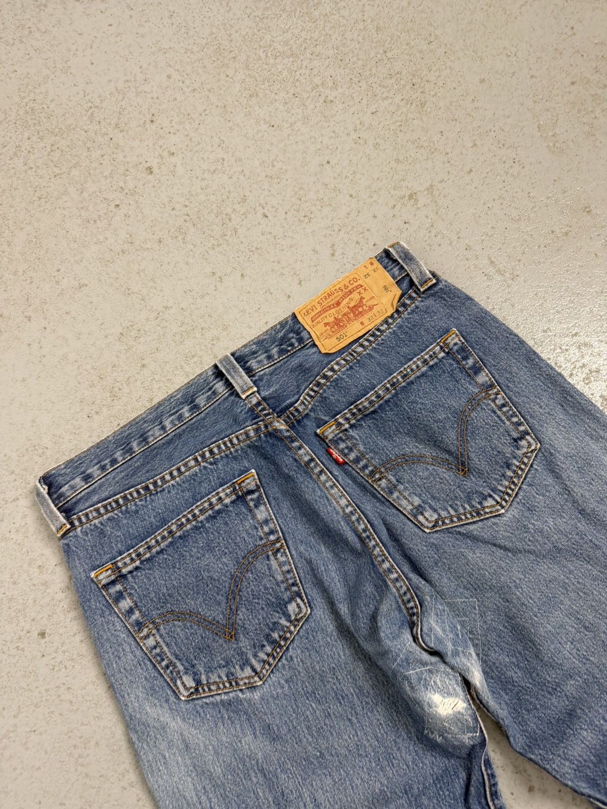 Levi's Levi‘s 501 Distressed Washed Jeans Size US 32 / EU 48 - 15 Thumbnail
