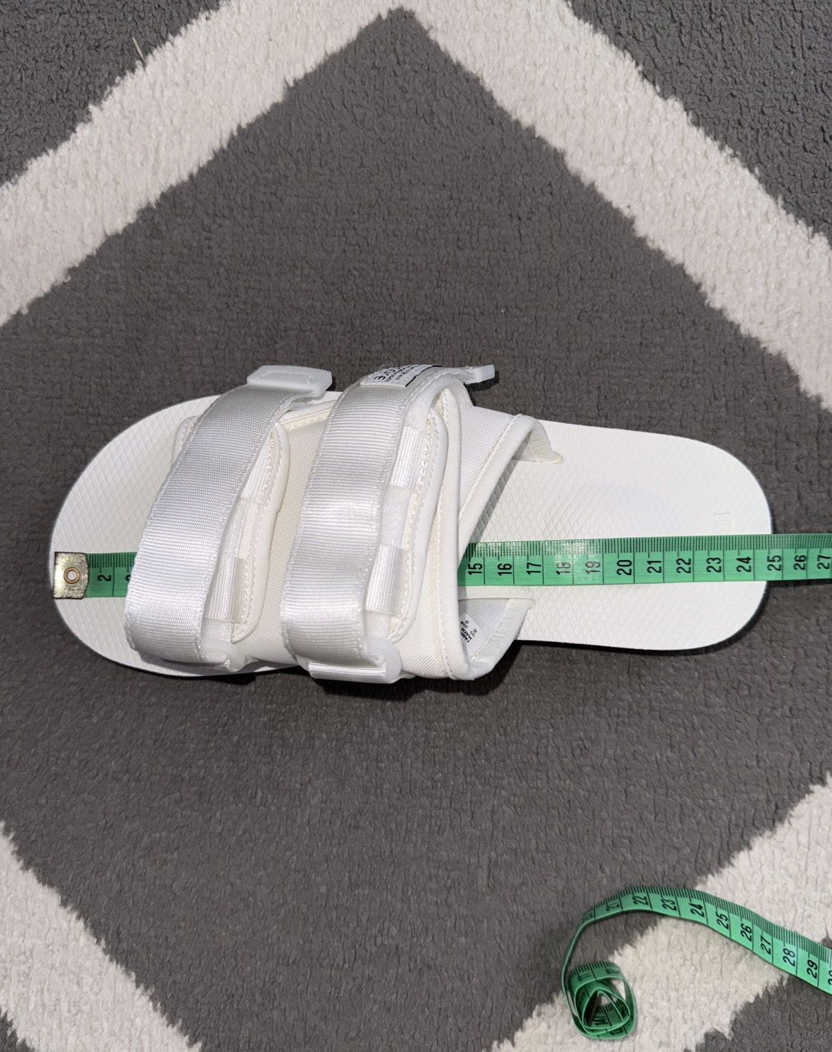 Designer Suicoke Moto Cab OG-056 White Slides Sandals Size US 6 / IT 36 - 21 Thumbnail