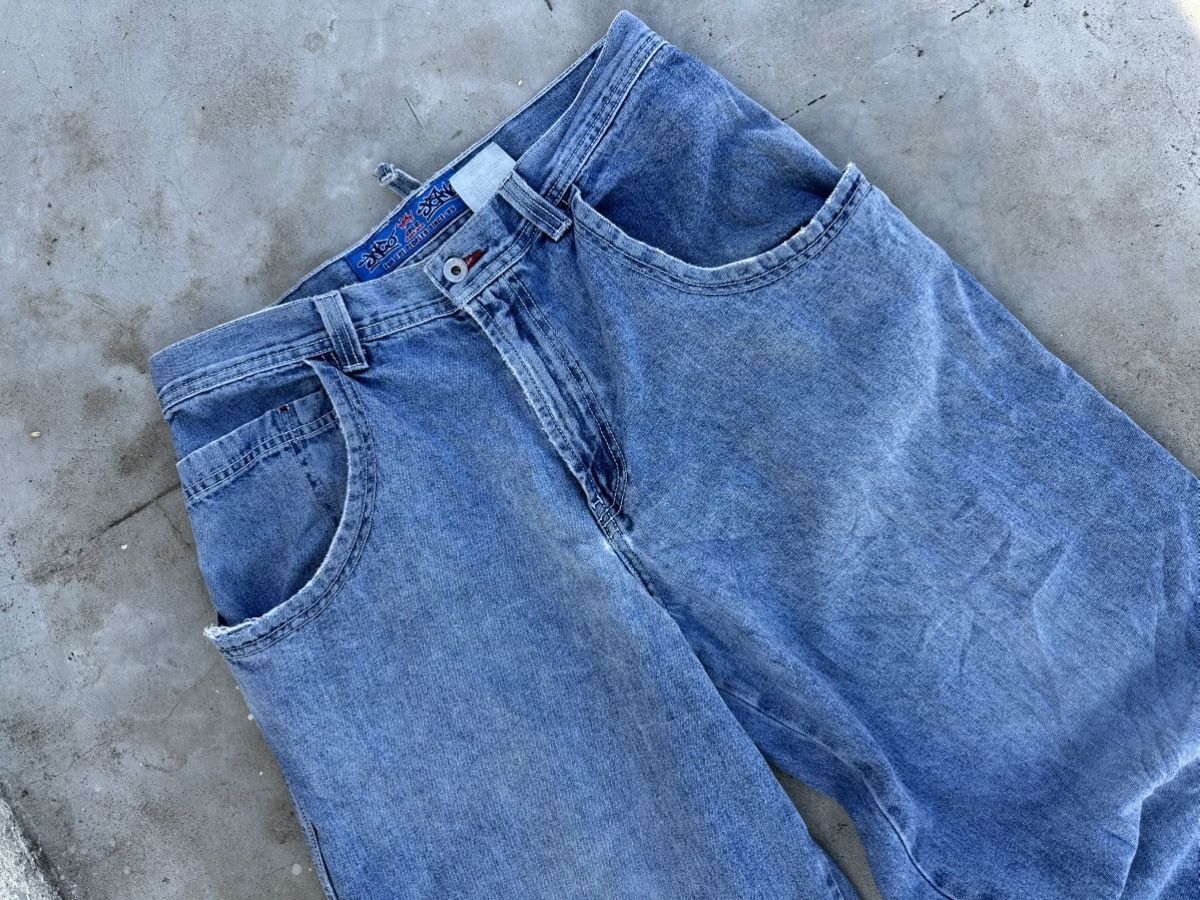 JNCO Rare JNCO Baggy – Double-Waistband, 90s Grunge Style Size US 34 / EU 50 - 8 Thumbnail