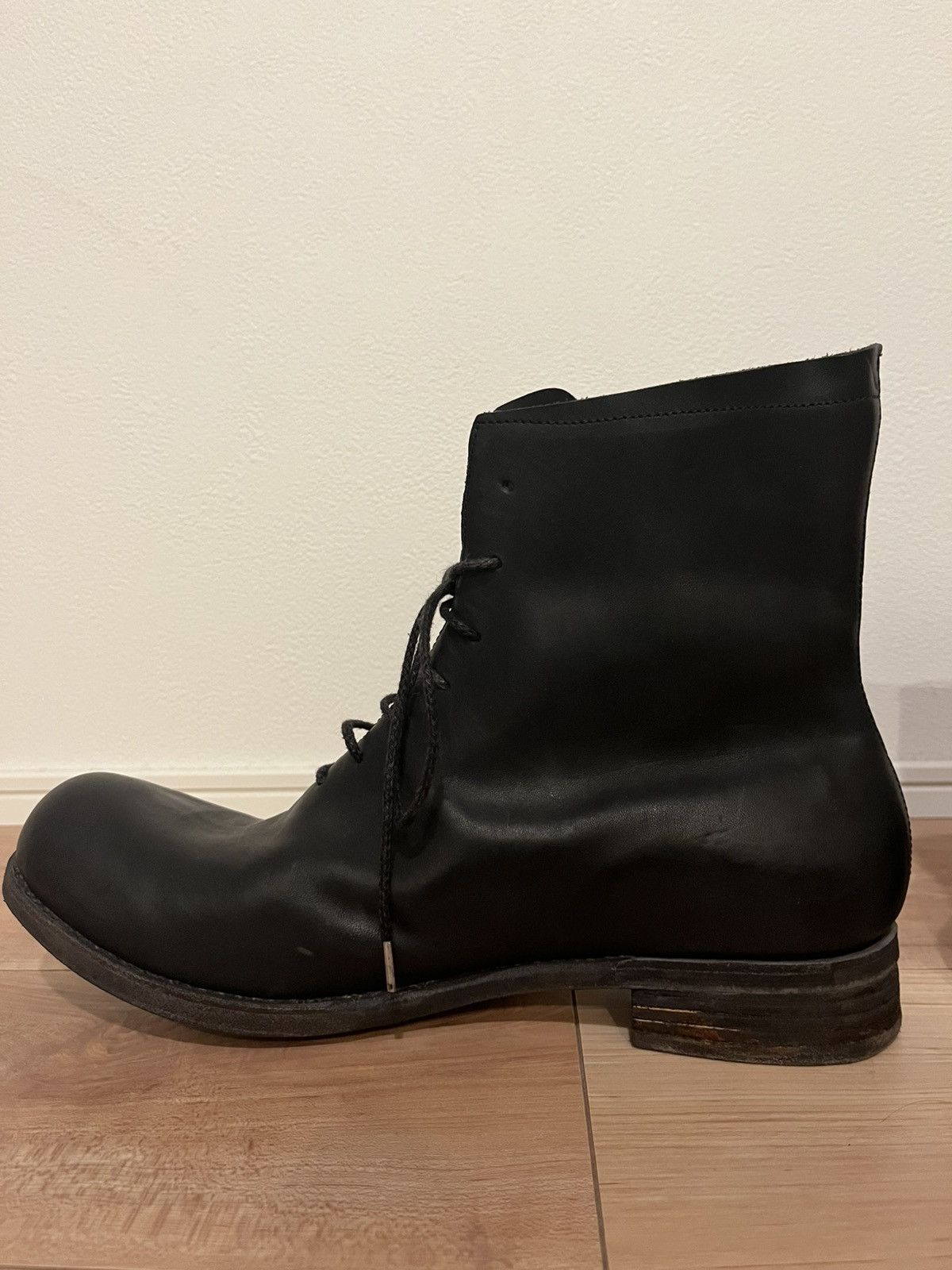 A1923 A DICIANNOVEVENTITRE Horse Leather Ankle Boots Size US 10 / EU 43 - 2 Thumbnail