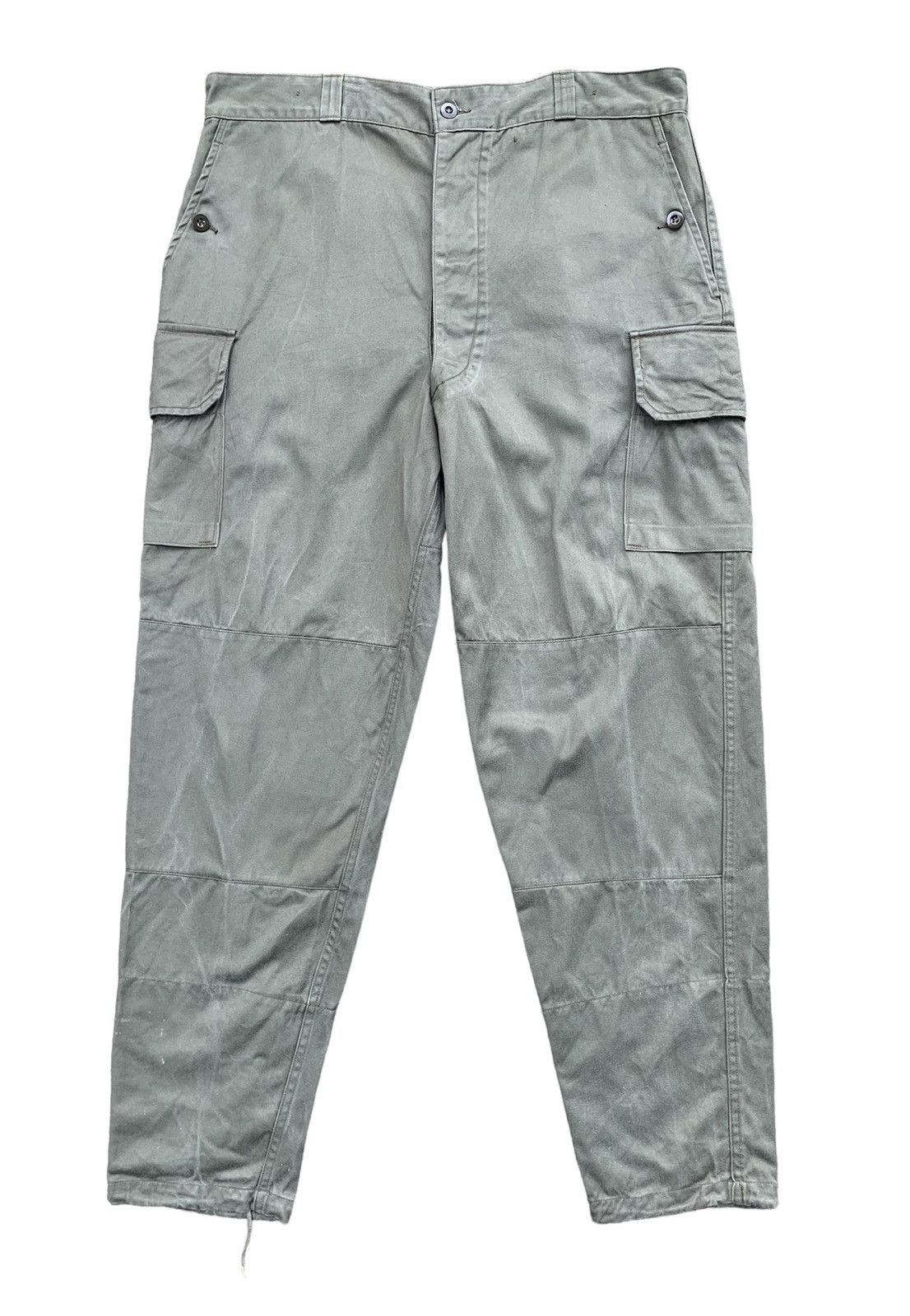 Vintage Rare.. Vintage Distressed French Army Cargo Pants Size US 38 / EU 54 - 1 Thumbnail