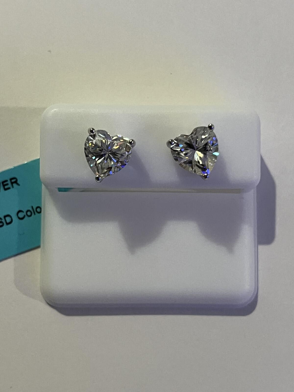 Other Moissanite, pure 925 sterling silver. Size ONE SIZE - 1 Thumbnail