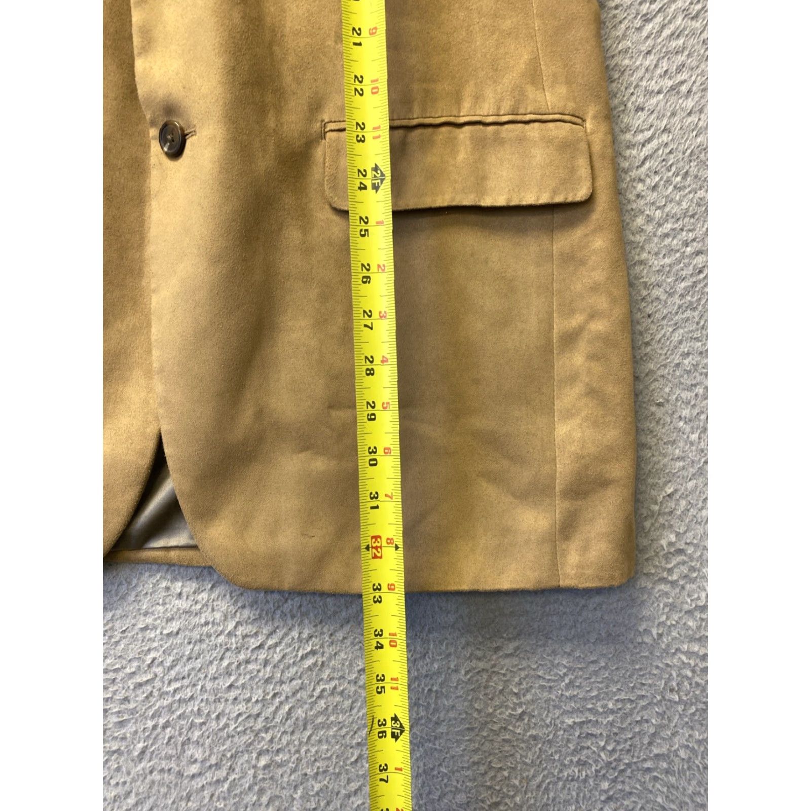 Ralph Lauren Lauren Ralph Lauren Blazer Mens 40L Long Polyester Sport Coat 3 Buttons /0185 Size 40R - 4 Thumbnail