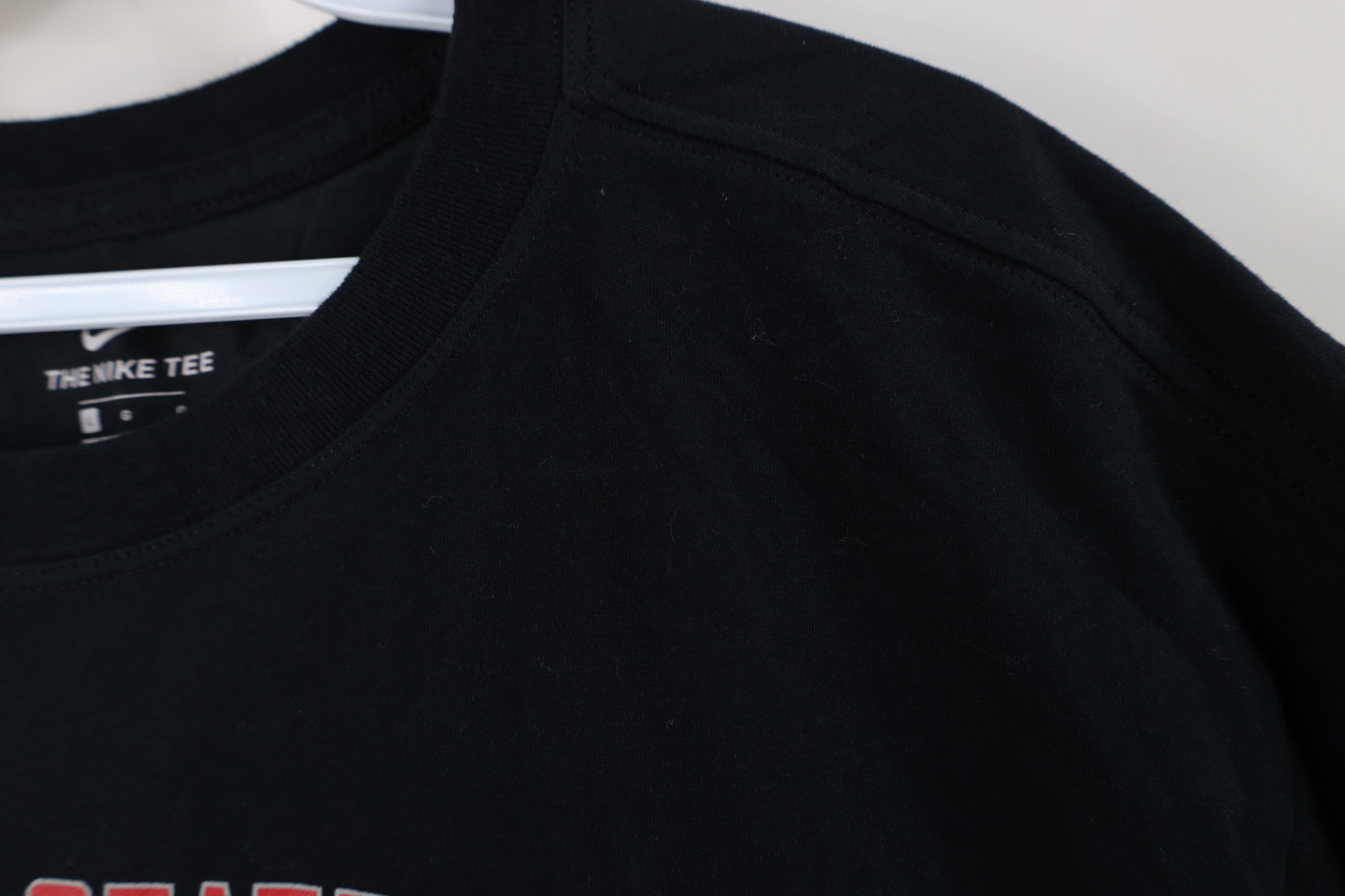 Nike Nike Scott Mini Swoosh Ohio State University Cropped T-Shirt Size L / US 10 / IT 46 - 6 Thumbnail
