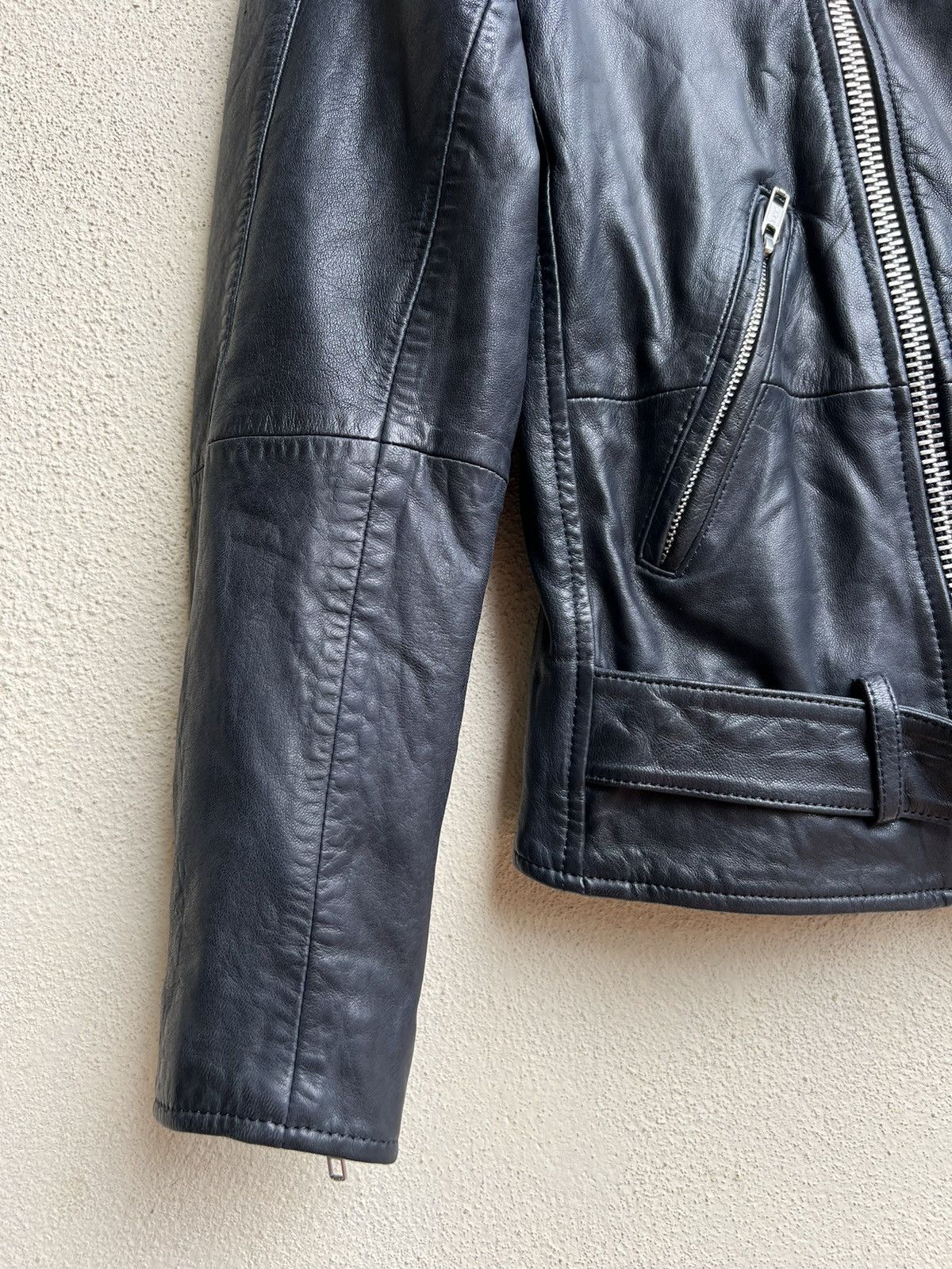 Jack London Jack London Wax Napa Lamb Leather Motorcycle Jacket Size US S / EU 44-46 / 1 - 8 Thumbnail