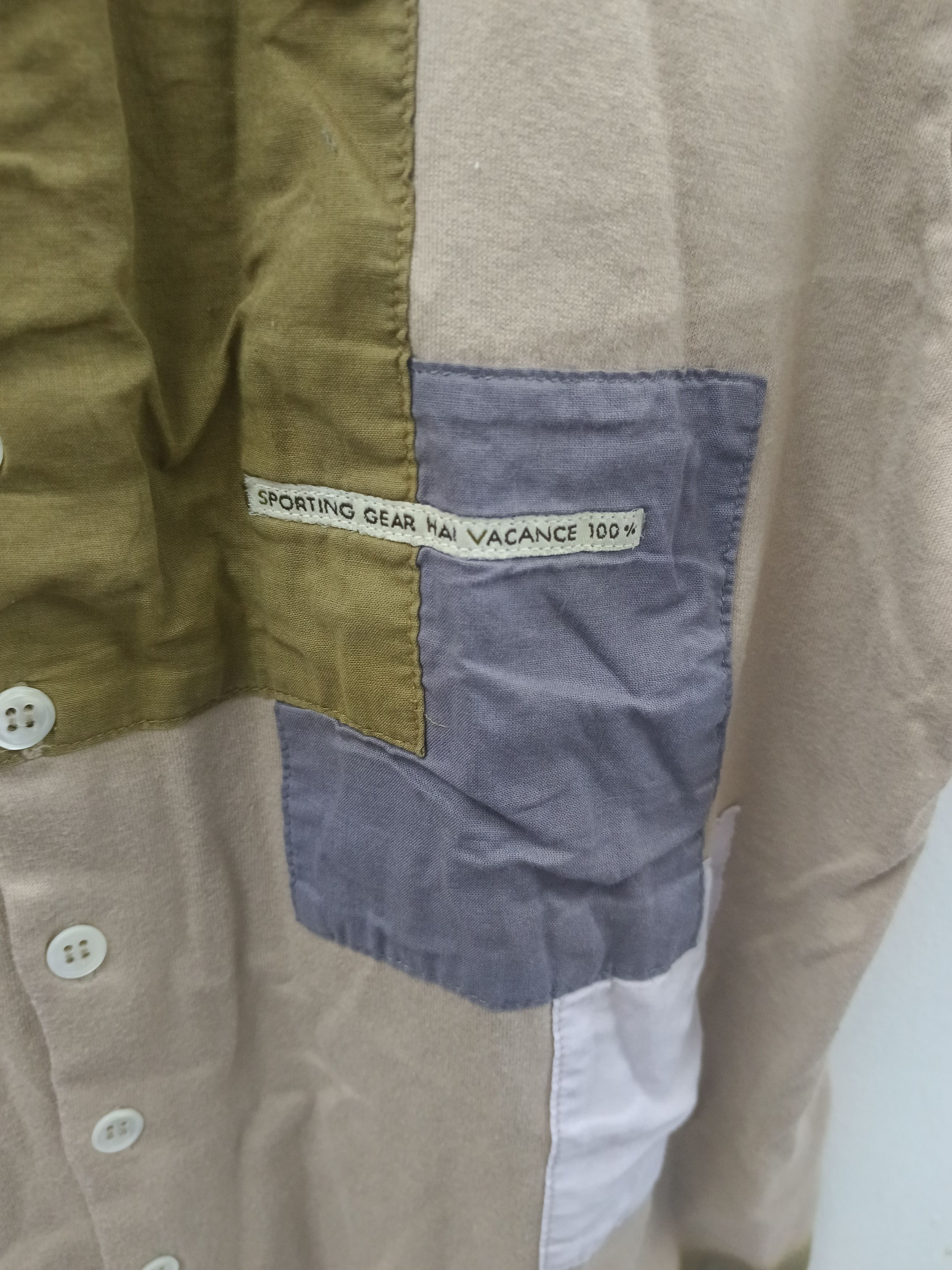 Hai Sporting Gear Vintage Sporting Gear Patchwork Boxy Shirt Size US M / EU 48-50 / 2 - 3 Thumbnail