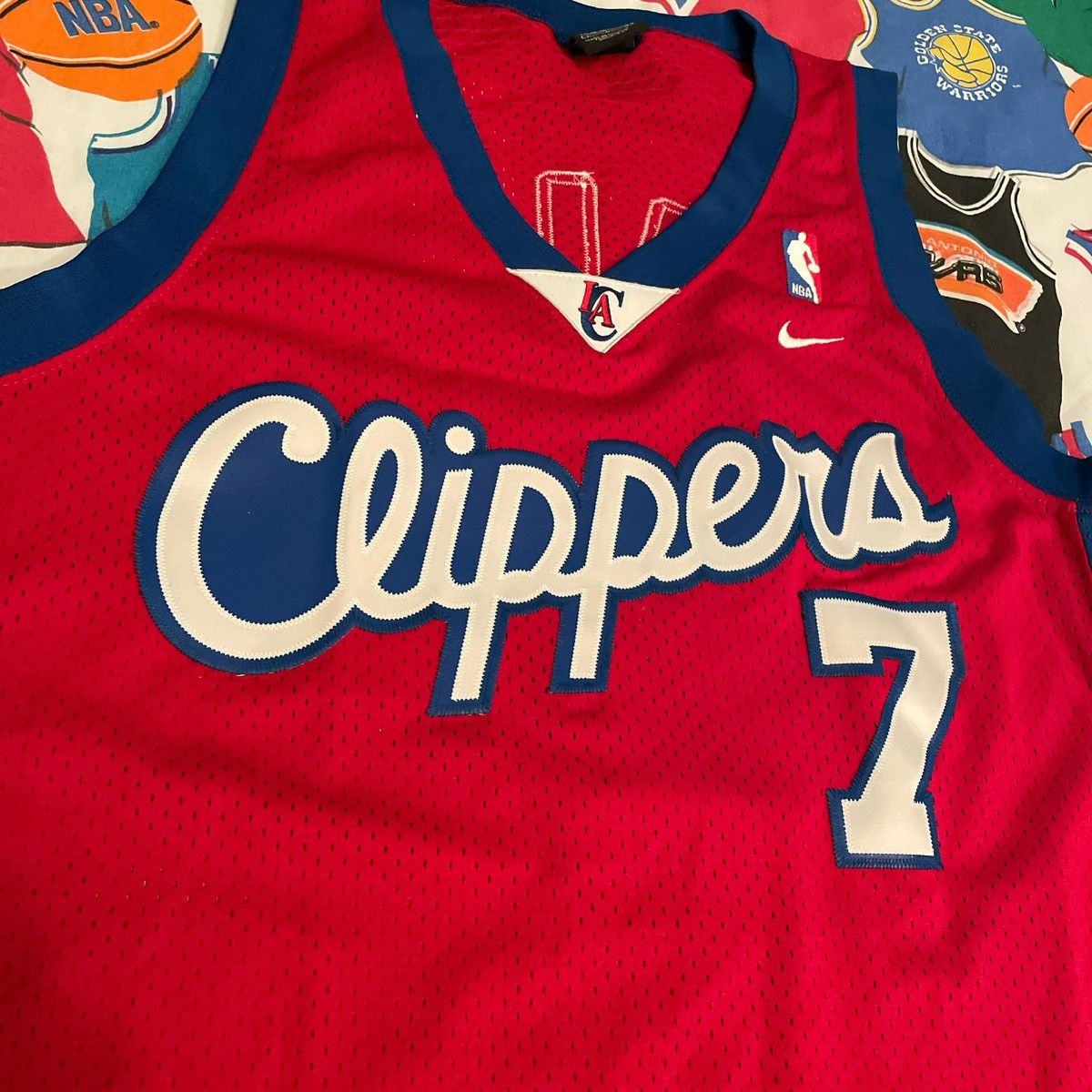 NBA × Nike × Vintage Vintage Nike NBA Lamar Odom Los Angeles Clippers Jersey Size US L / EU 52-54 / 3 - 3 Thumbnail