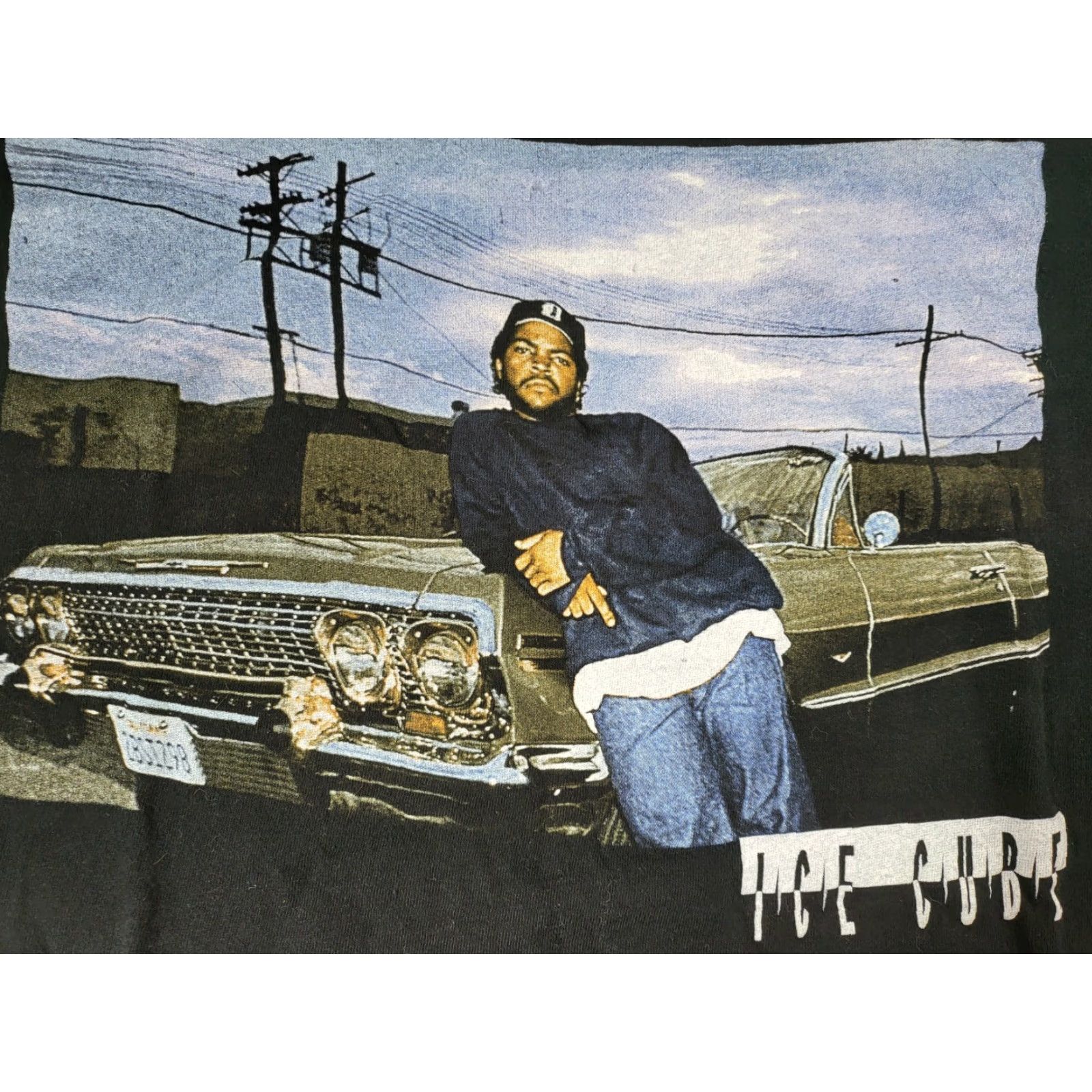 Vintage Ice Cube T-Shirt Black Short Sleeve Sz M - Ice Cube Rapper EUC - Mens - Regular Size M Size US M / EU 48-50 / 2 - 2 Thumbnail