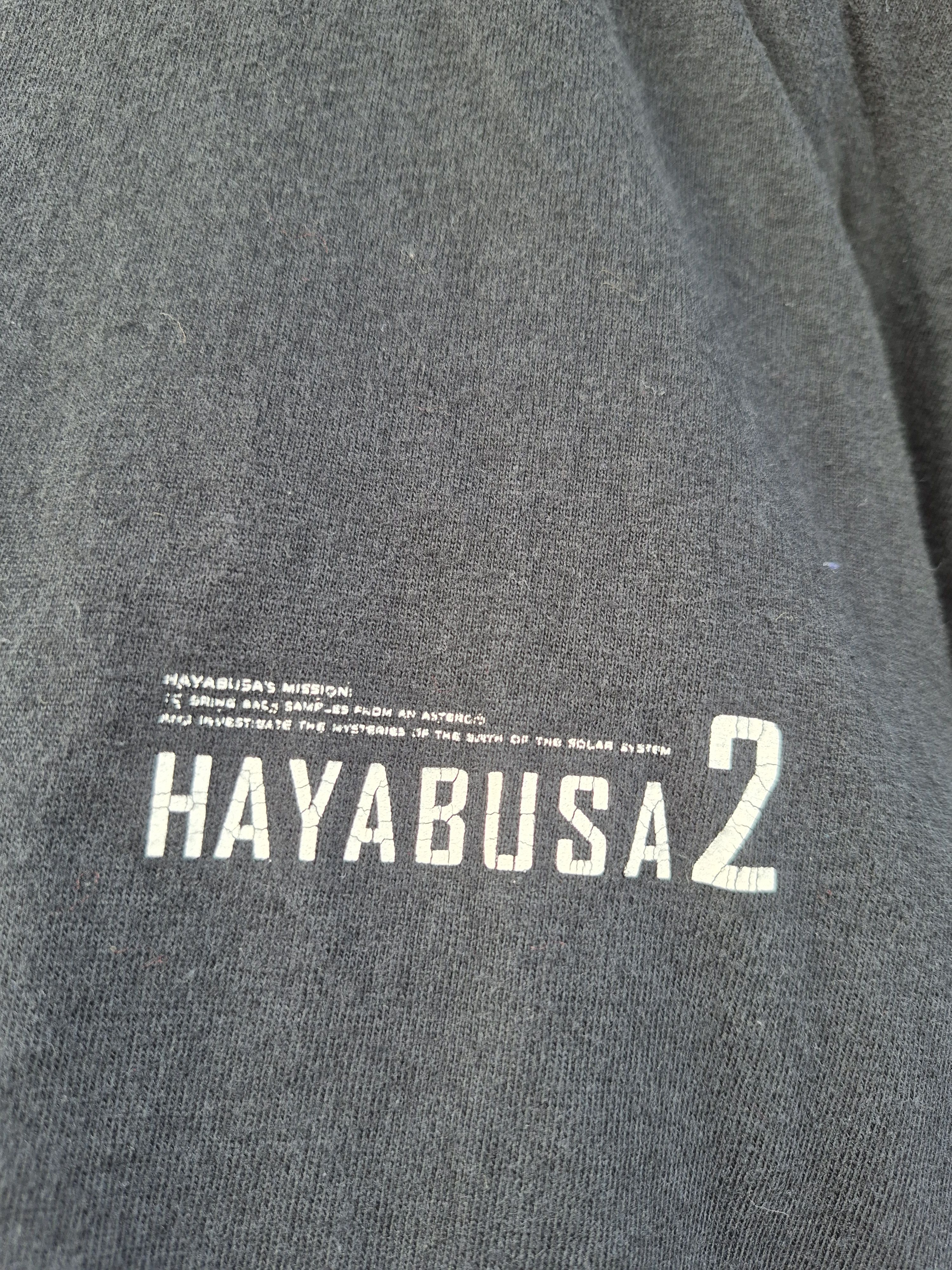 Japanese Brand 🔥 Hayabusa 2 Japan Aircraft Tech Tee Size US L / EU 52-54 / 3 - 5 Thumbnail