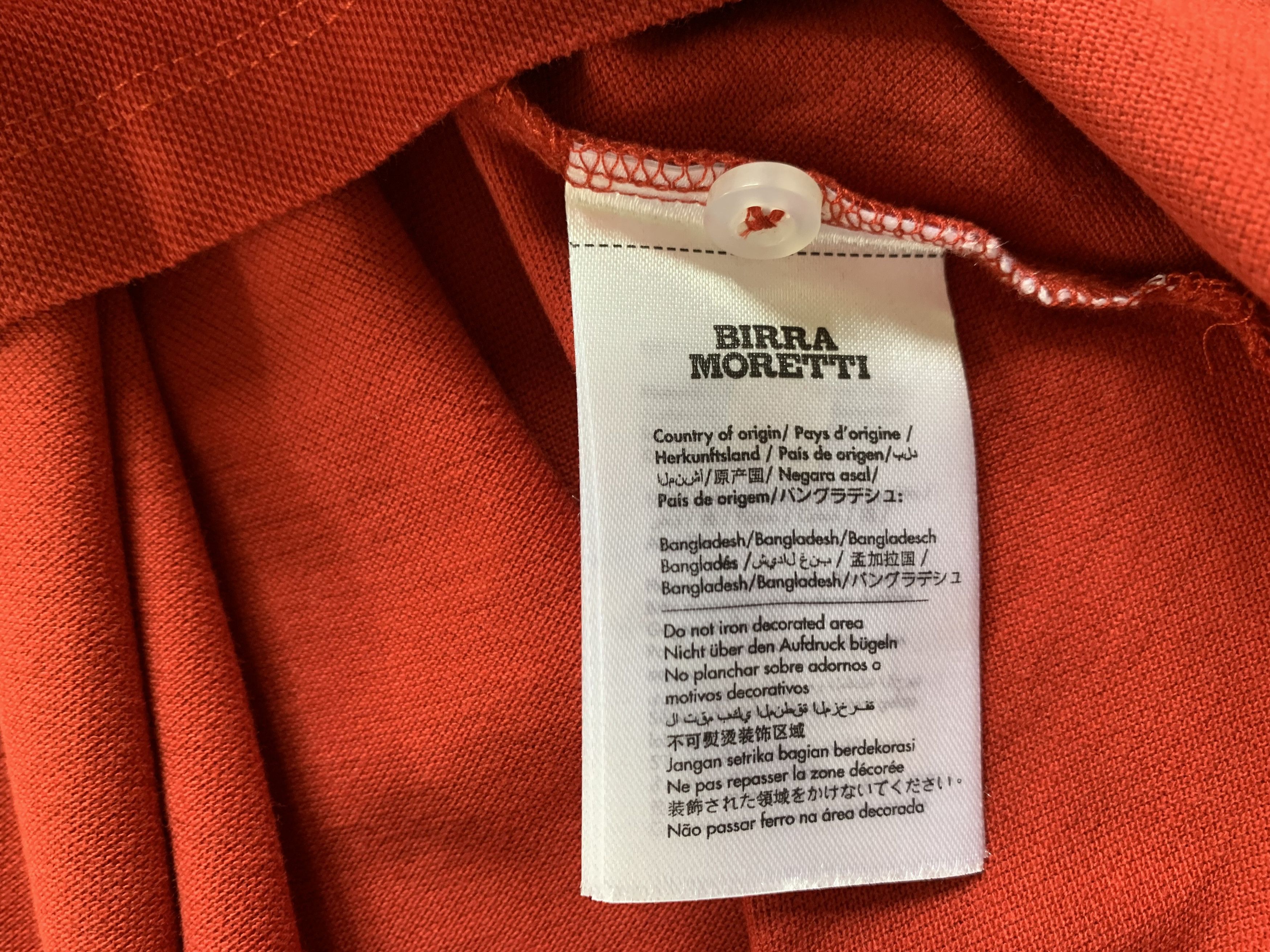 Other Birra Moretti Womens Printed Cotton Polo Size M / US 6-8 / IT 42-44 - 8 Thumbnail