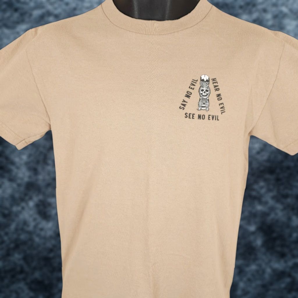 Vintage Last Call Co See No Evil T Shirt Mens S Beige Skull Skate Surf 2010-2019 Vintage No Size US S / EU 44-46 / 1 - 1 Thumbnail