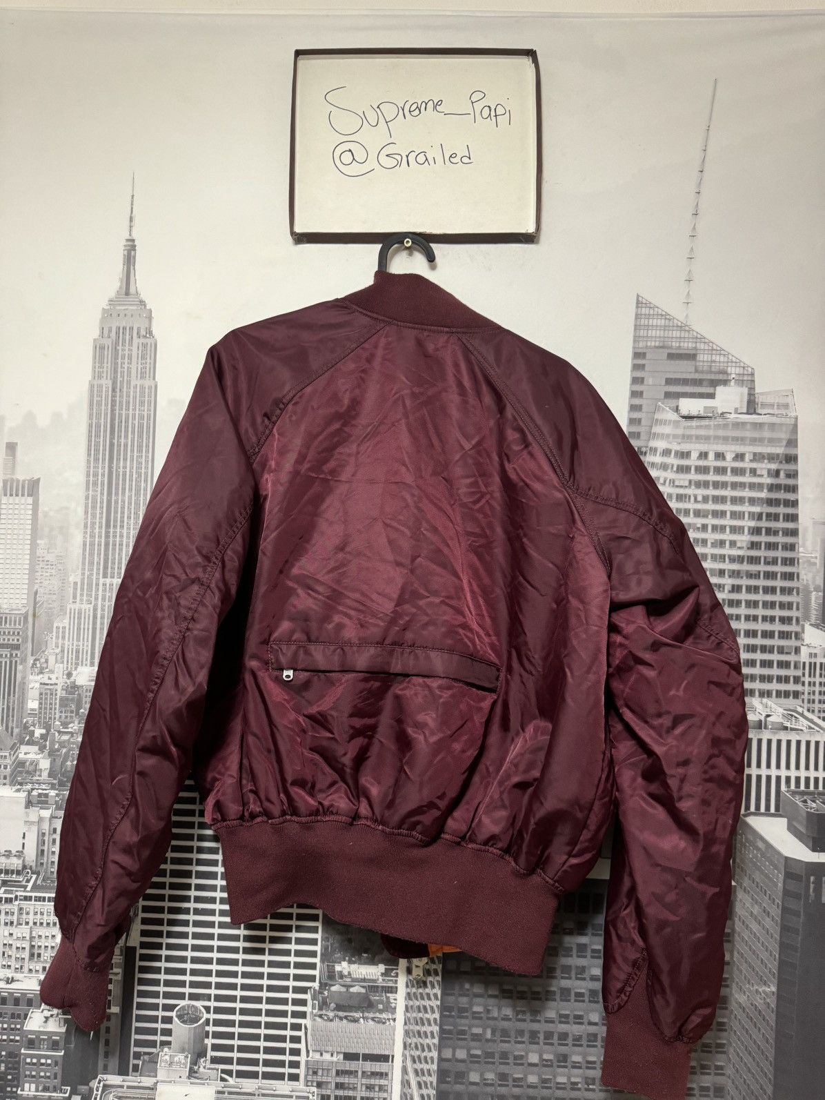 Fear of God FOG Fear of God Bomber Jacket Collection Two Burgundy SZ S🔥 Size US S / EU 44-46 / 1 - 12 Thumbnail