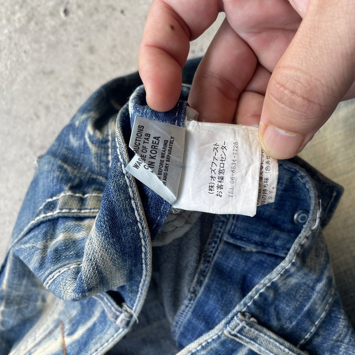 Japanese Brand × Jean RARE💥 Vintage Japanese RUSTY SUPER FLARE Jeans Denim Pants Size US 35 - 10 Thumbnail