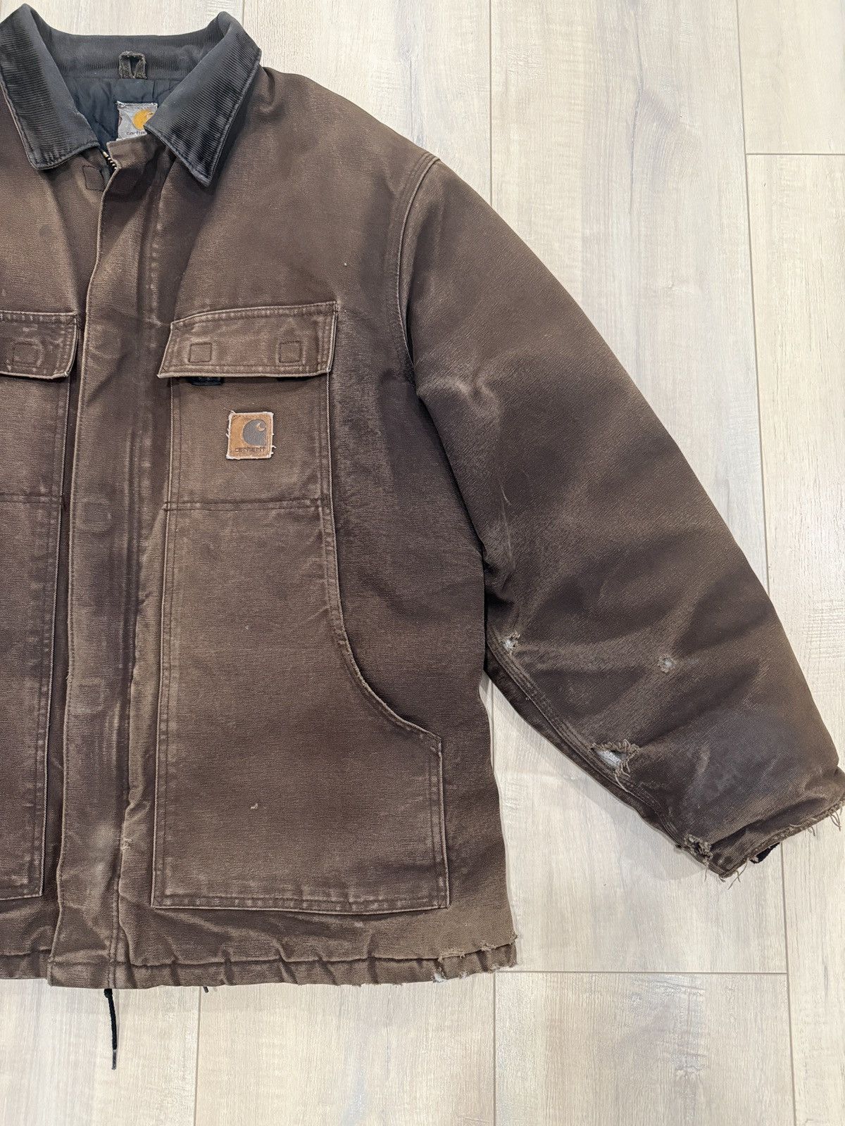 Carhartt VTG Carhartt Workwear Jacket Size US XL / EU 56 / 4 - 2 Thumbnail