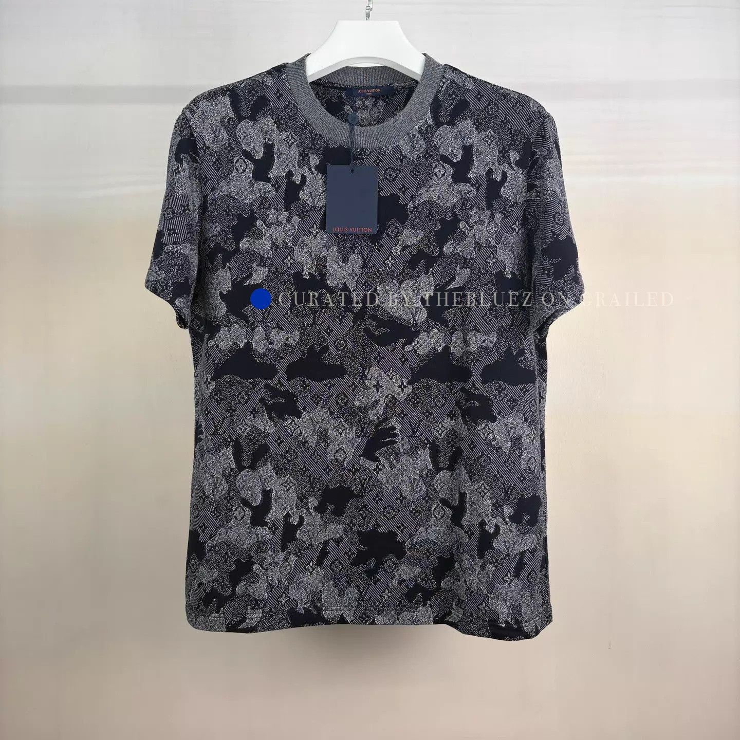 Louis Vuitton Multi Printed Short Sleeve Knit T-Shirt Size US XL / EU 56 / 4 - 1 Thumbnail