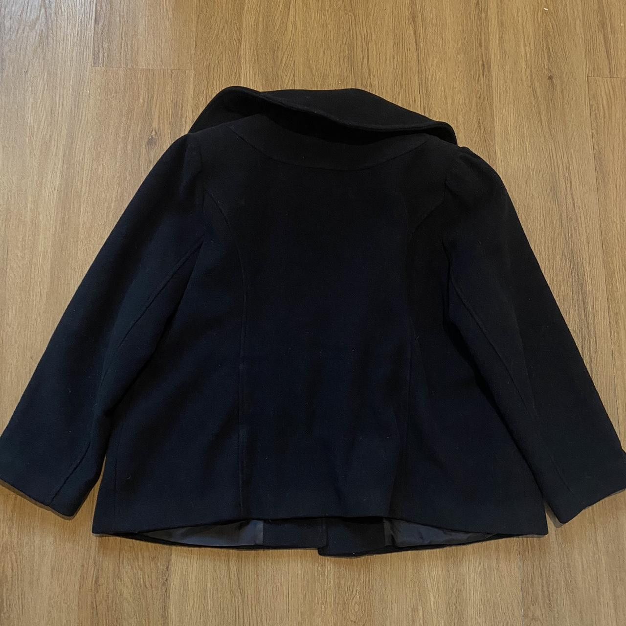 Marks & Spencer Black Marks & Spencer wool blend peacoat Size US M / EU 48-50 / 2 - 3 Thumbnail
