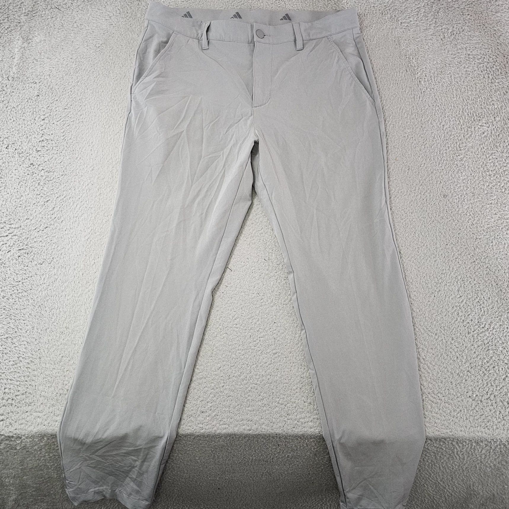 Adidas Adidas Pants Mens 32x30 Gray Golf Slim Tapered Stretch Performance Lightweight Size US 32 / EU 48 - 2 Thumbnail