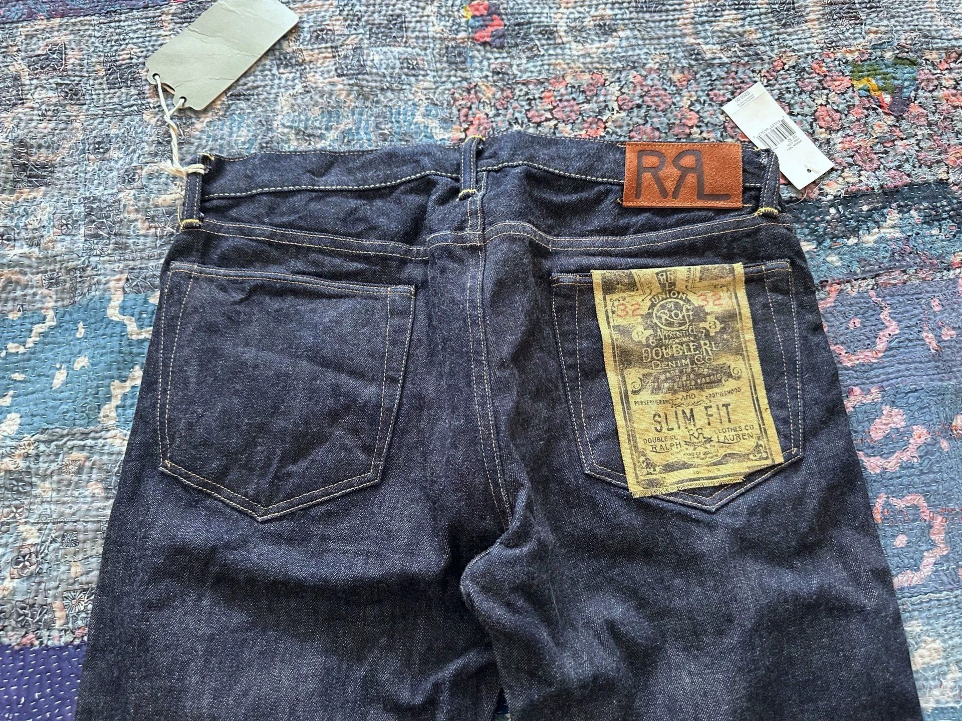RRL Ralph Lauren RRL Raw Denim Slim Fit Jeans 32 (New with tags) Size US 32 / EU 48 - 3 Thumbnail