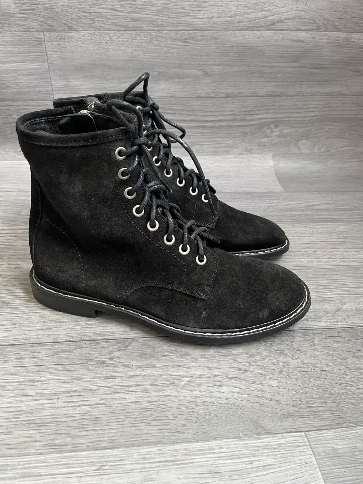 Iro Iro combat suede boots sz 40 like ann demeulemeester Size US 10 / IT 40 - 5 Thumbnail