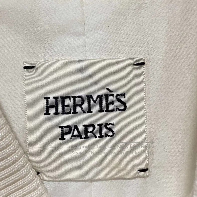 Hermes Hermes Off-white leather embroidery jacket Size XS / US 0-2 / IT 36-38 - 5 Thumbnail