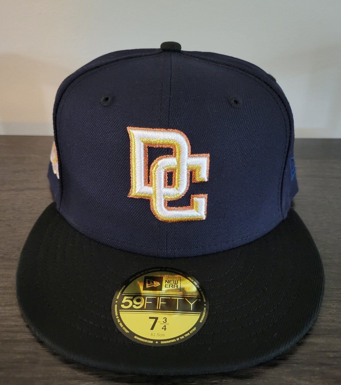 New Era *Firm* 7 3/4 Washington Nationals Fitted Hat Metallic Logo Size ONE SIZE - 1 Thumbnail