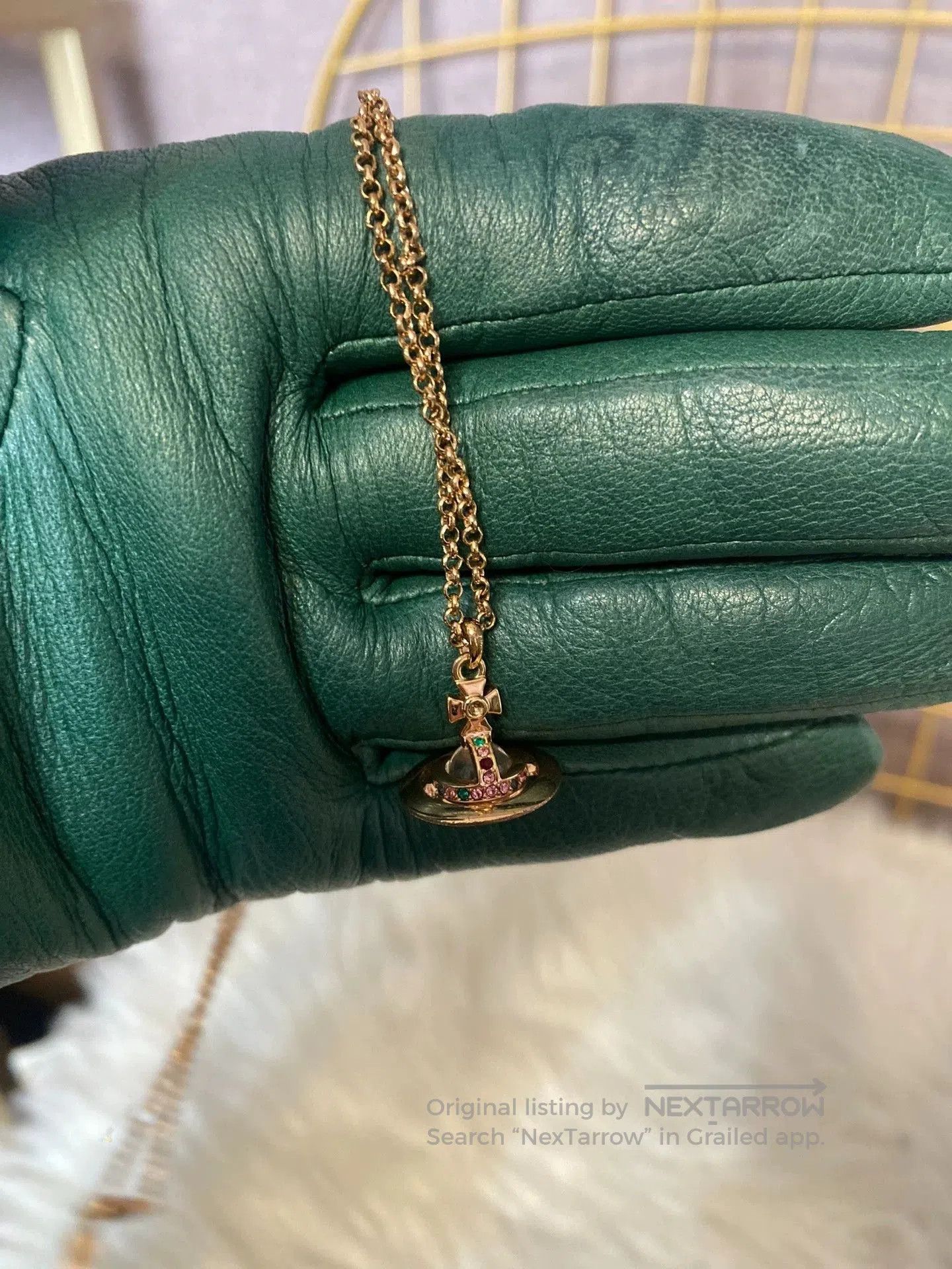 Vivienne Westwood Vivienne Westwood Small Rose Gold Orb Necklace. Size ONE SIZE - 1 Thumbnail